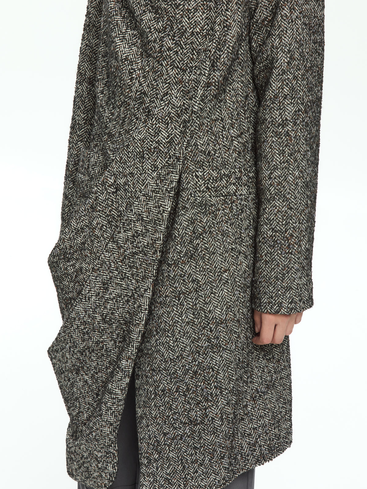 IXOS Cappotto asimmetrico NERO