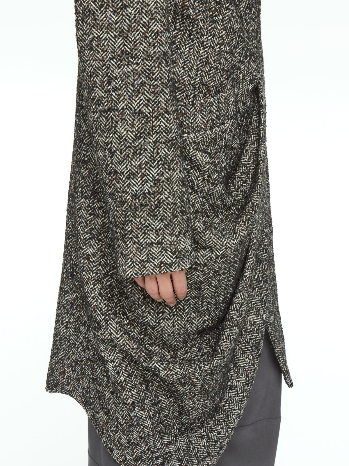 IXOS Cappotto asimmetrico NERO