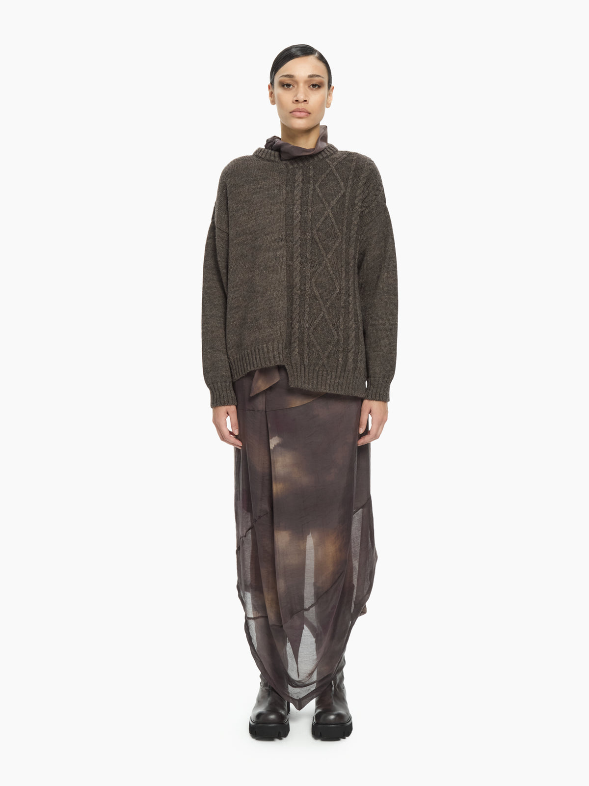 IXOS Maglia oversize TORTORA