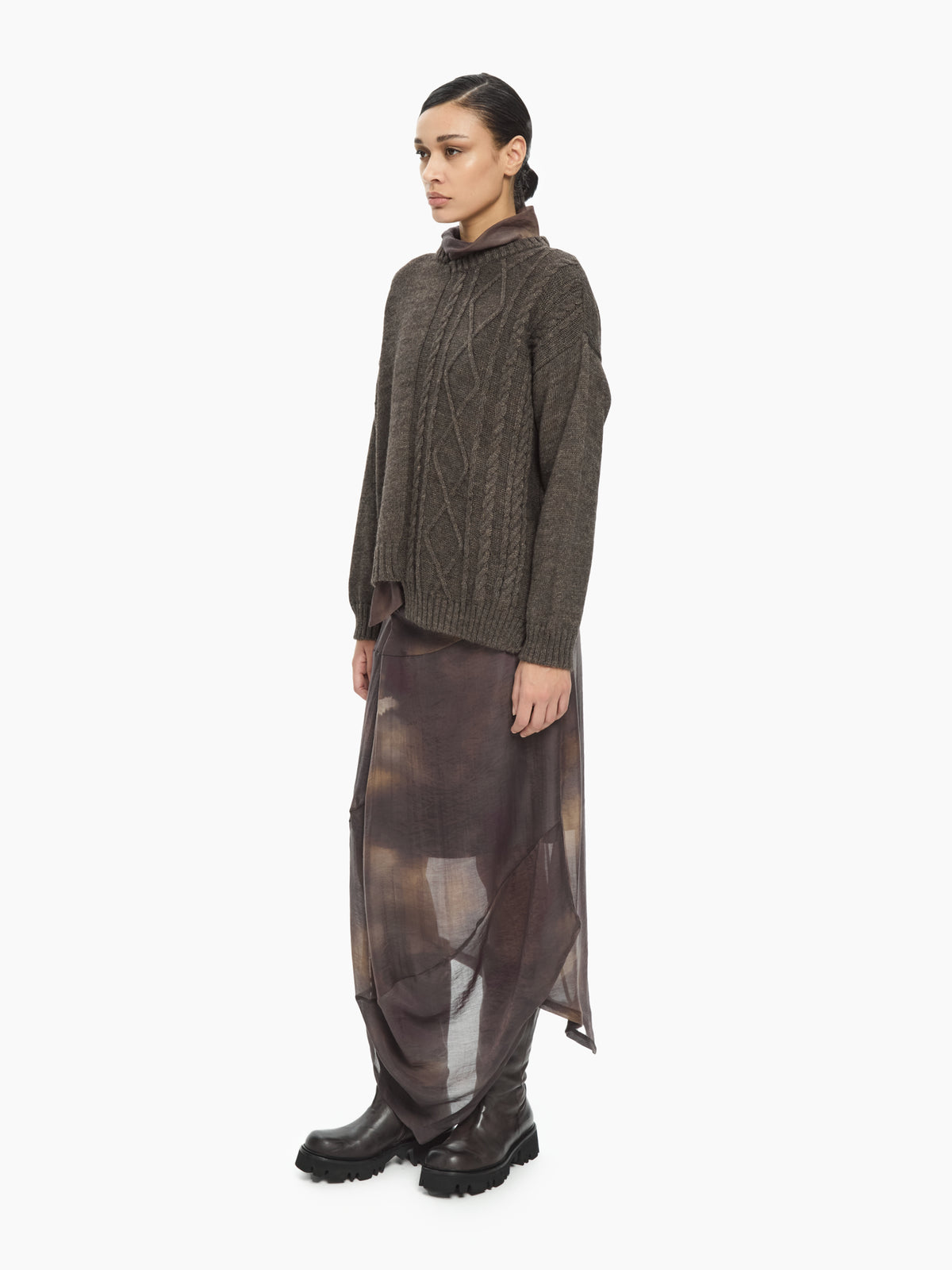 IXOS Maglia oversize TORTORA