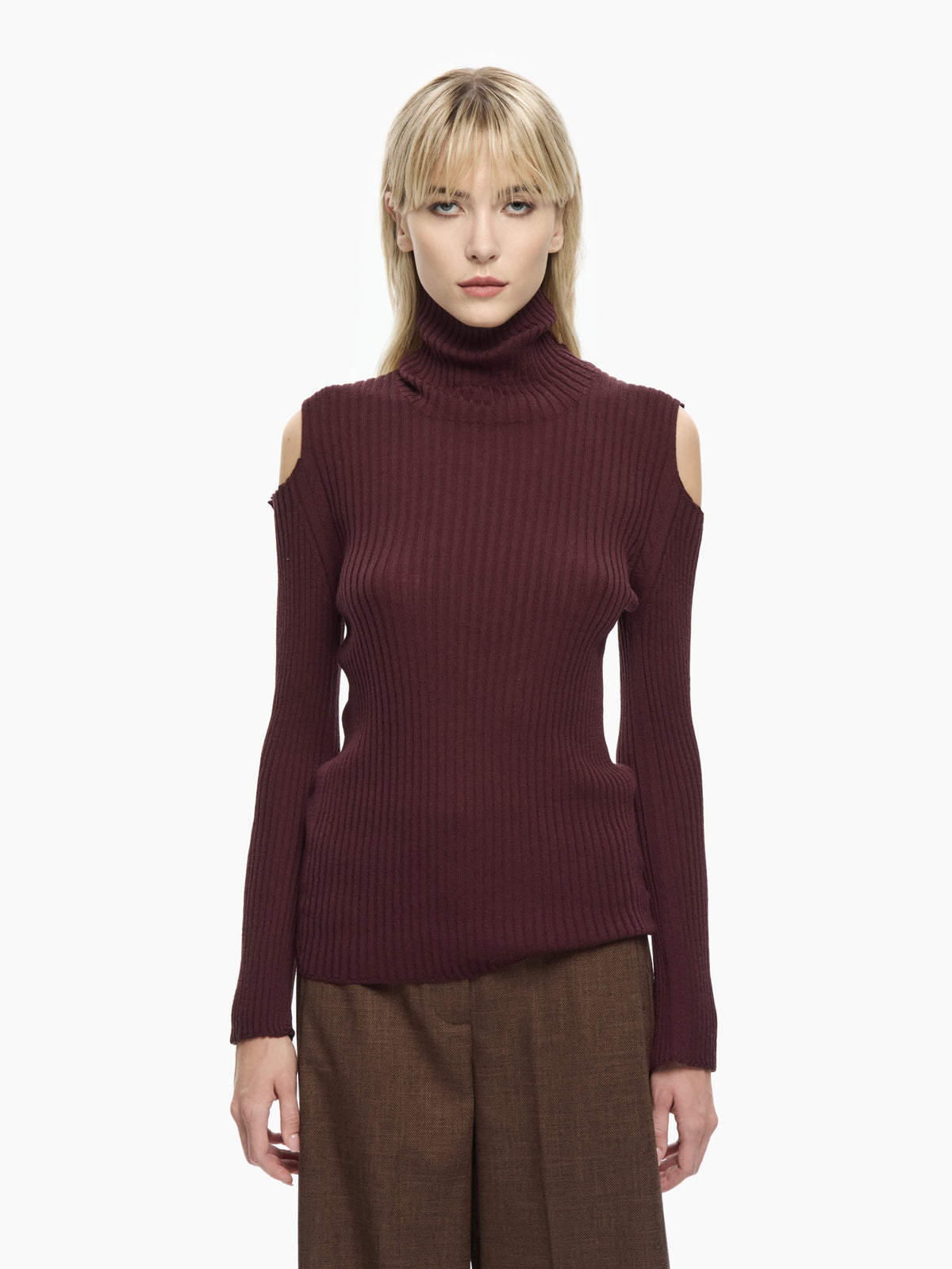 IXOS Maglia con spalle cut-out MARRONE