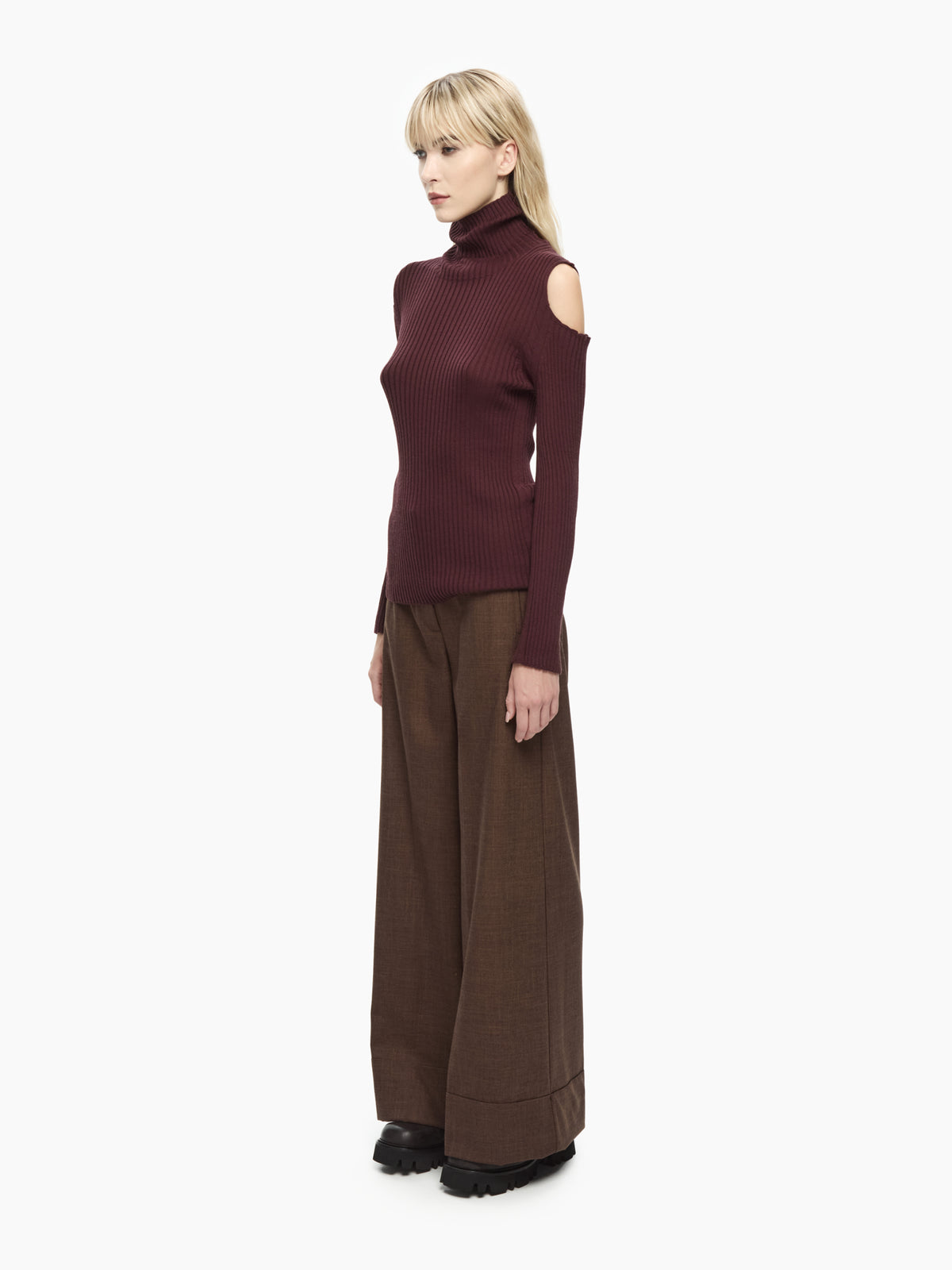 IXOS Maglia con spalle cut-out MARRONE