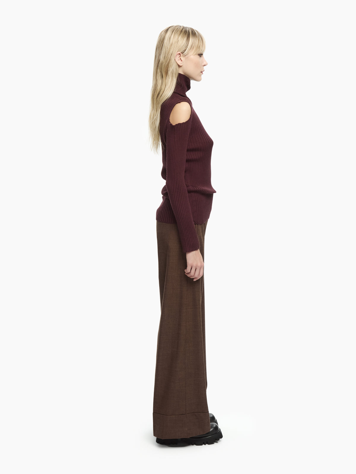 IXOS Maglia con spalle cut-out MARRONE