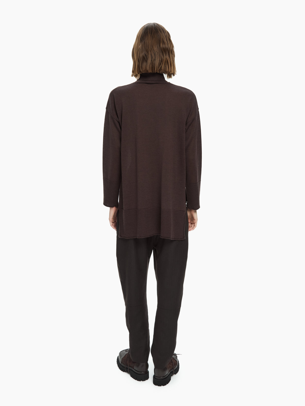 IXOS Maglia asimmetrica MARRONE