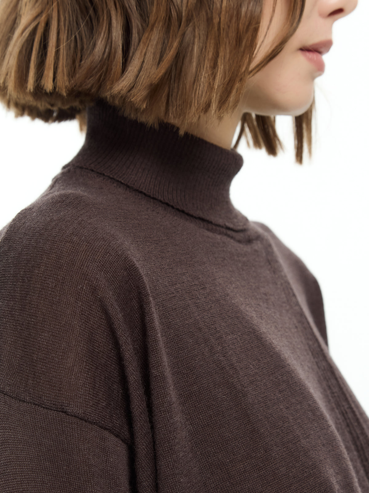IXOS Maglia asimmetrica MARRONE