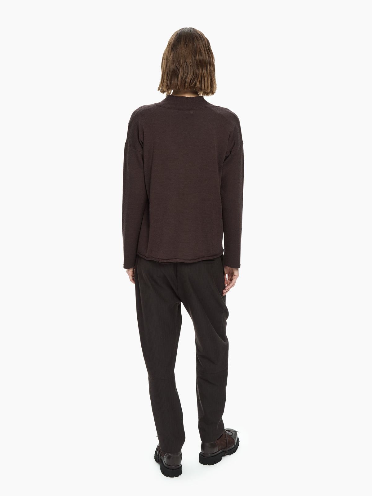 IXOS Cardigan oversize MARRONE