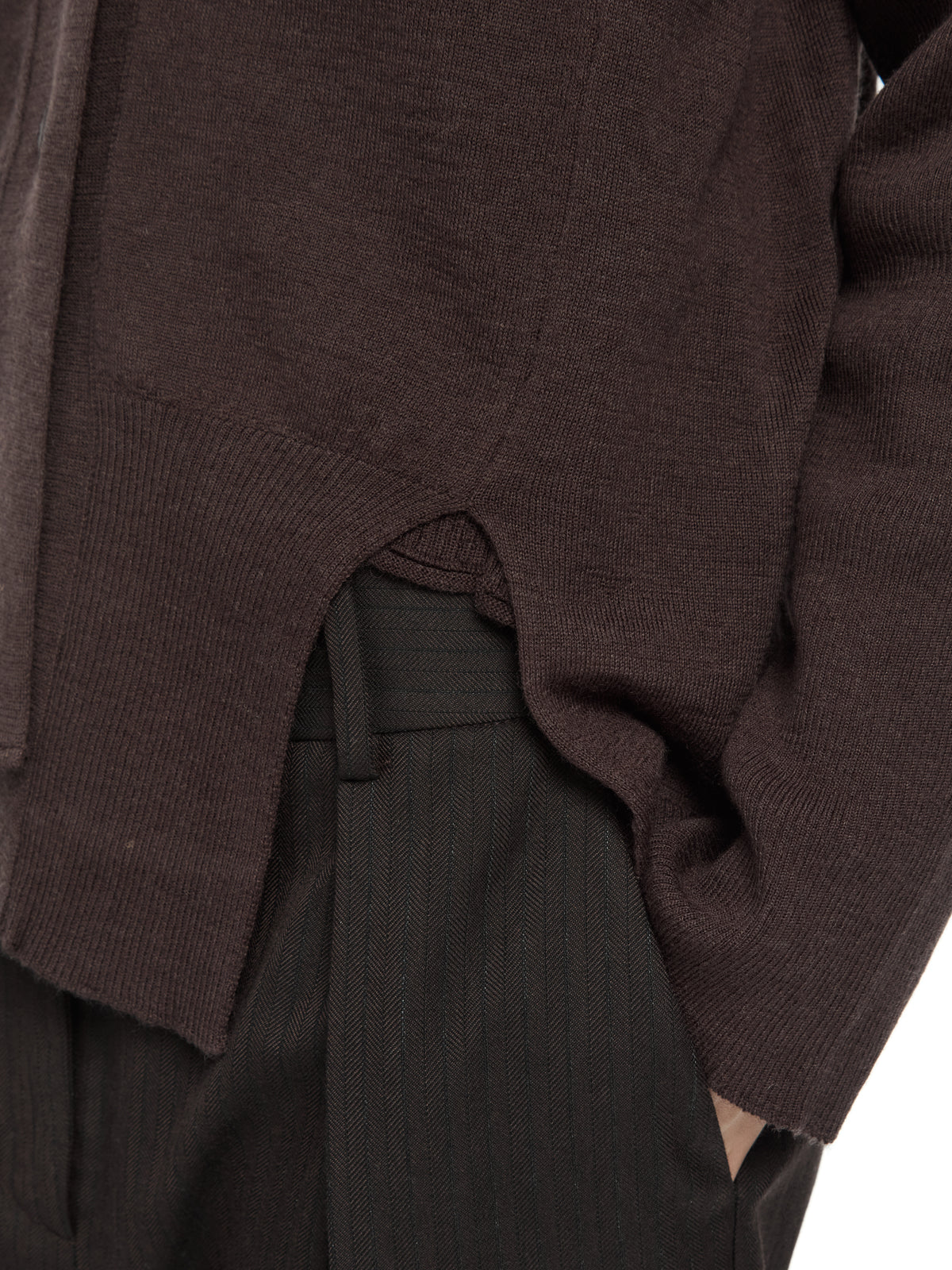 IXOS Cardigan oversize MARRONE