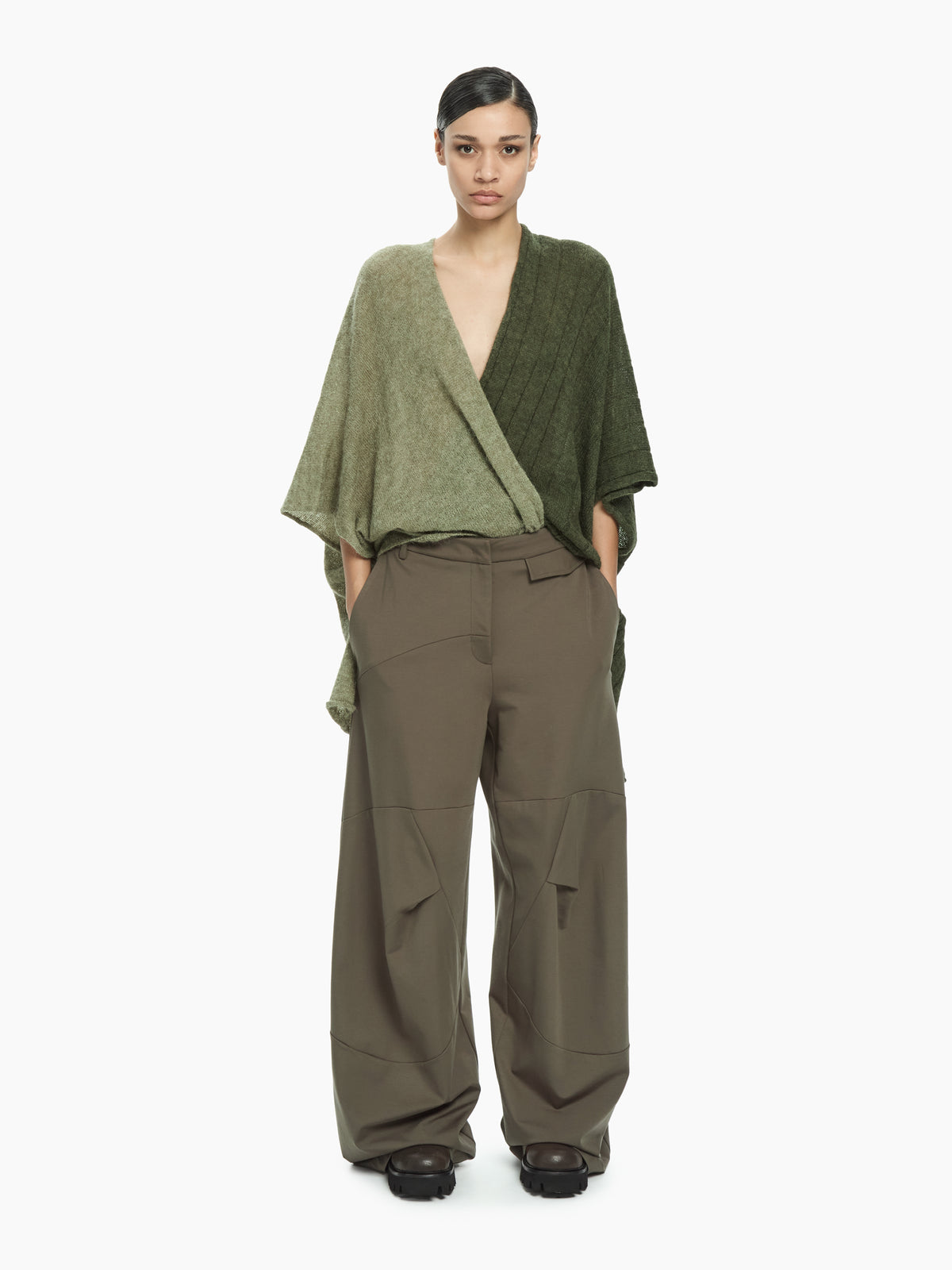 IXOS Cardigan tricot VERDE