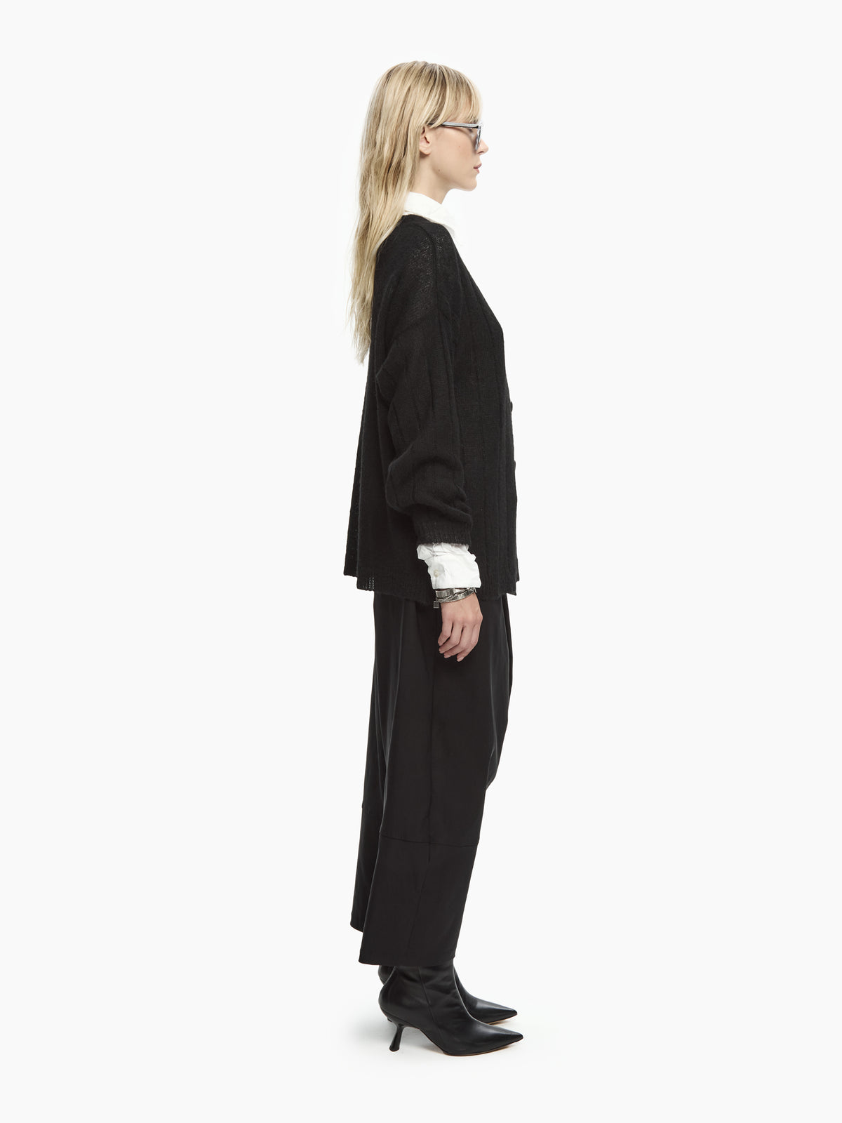 IXOS Cardigan bicolor NERO