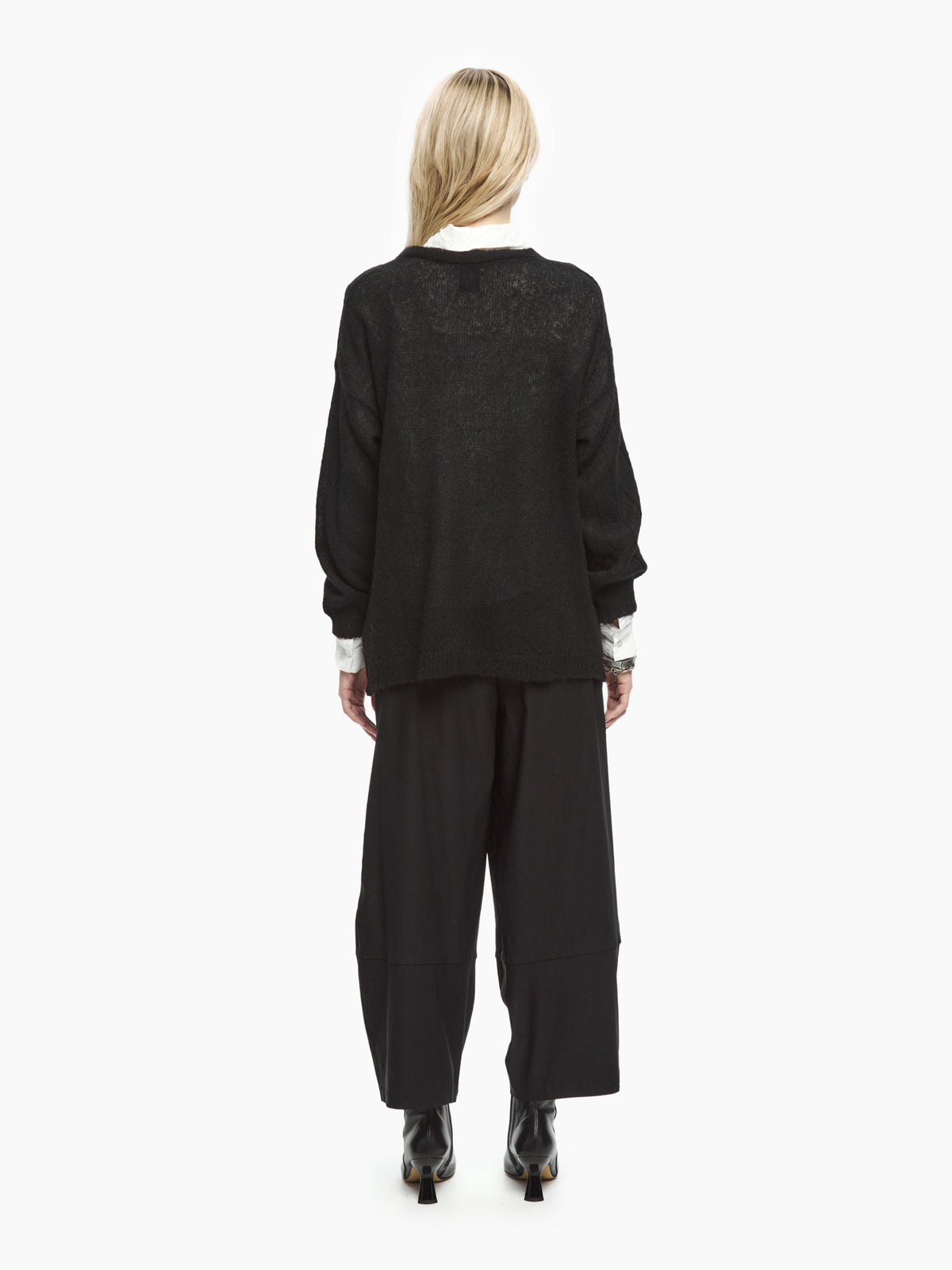 IXOS Cardigan bicolor NERO