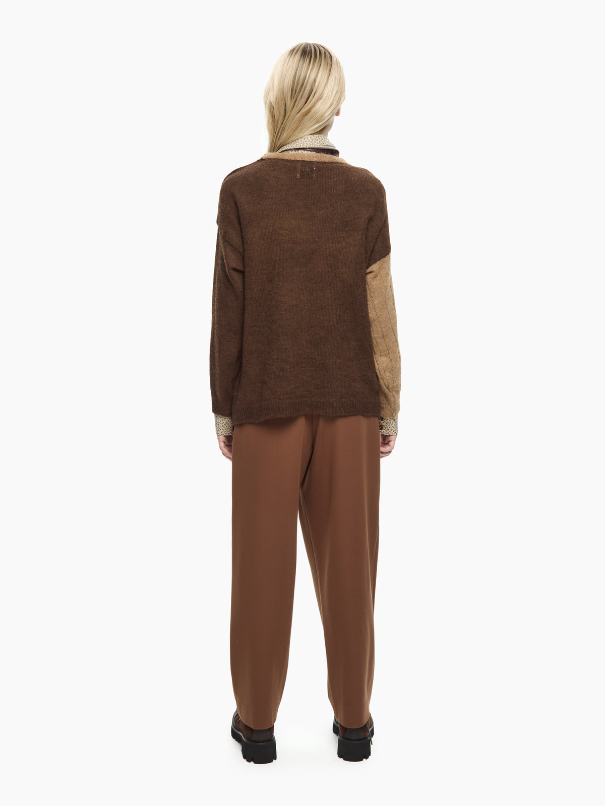 IXOS Cardigan bicolor GIALLO