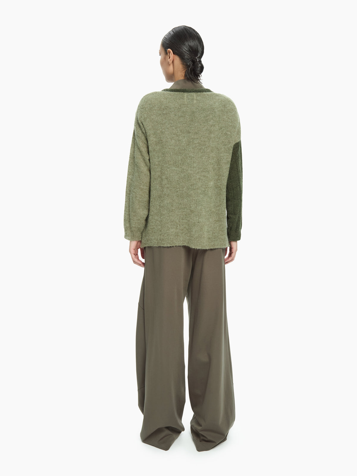 IXOS Cardigan bicolor VERDE