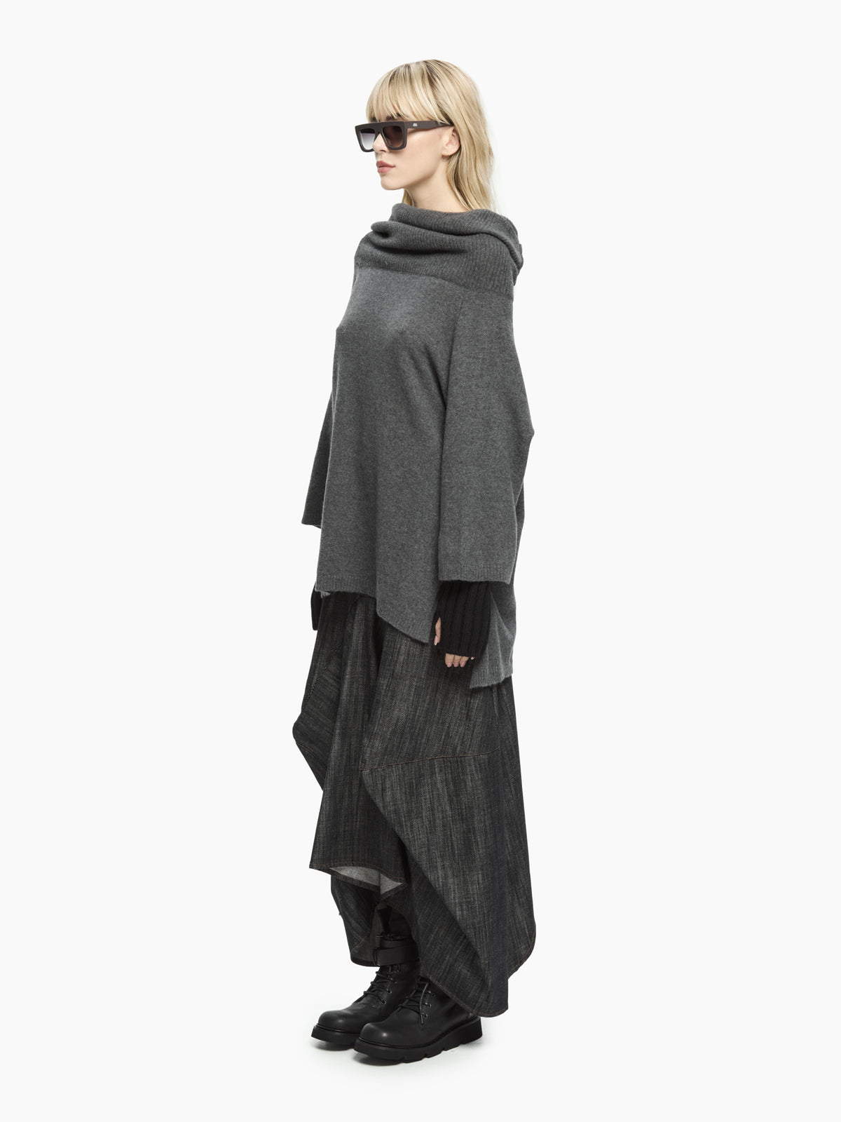 IXOS Maglia con collo ampio GRIGIO