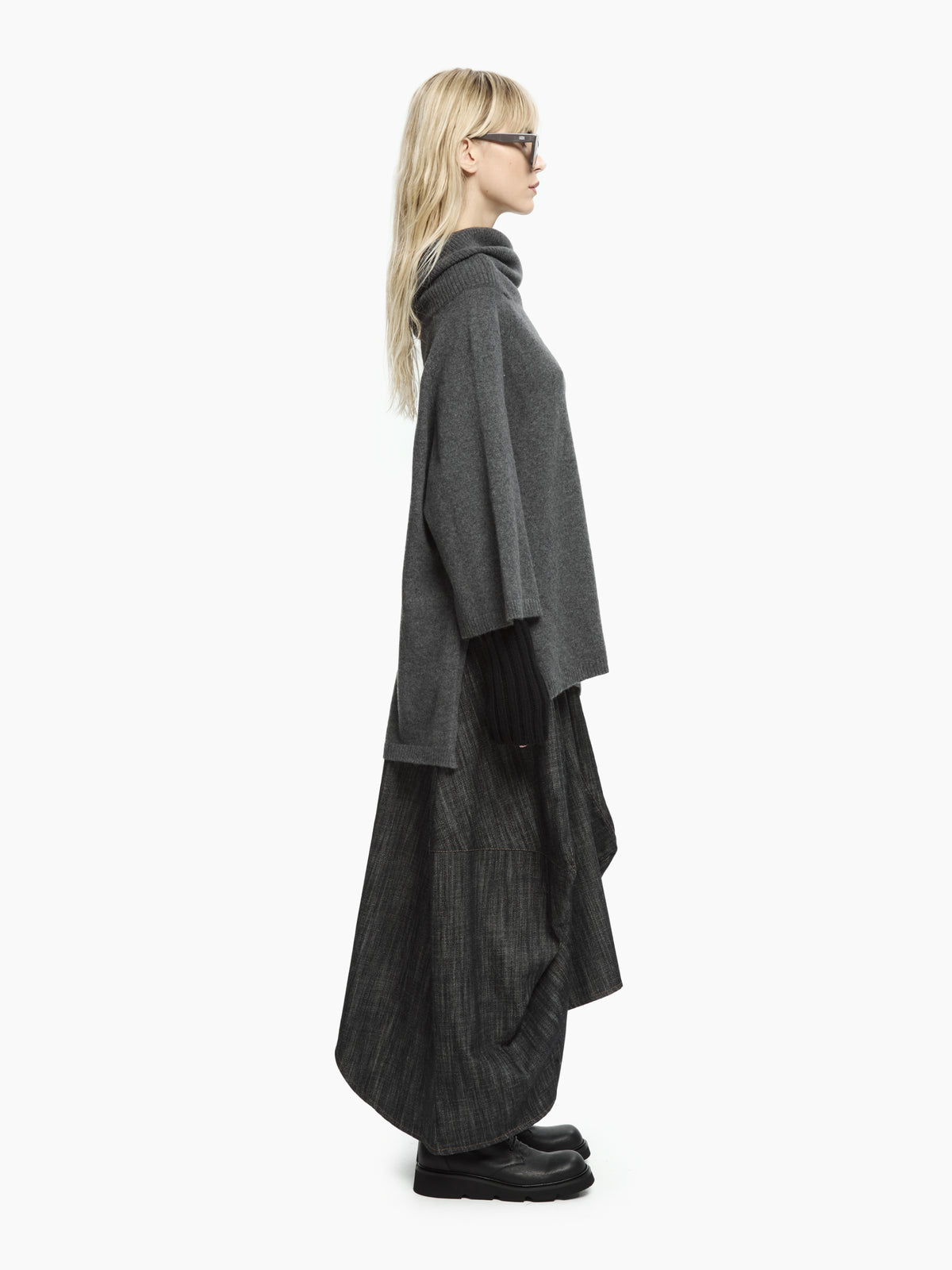 IXOS Maglia con collo ampio GRIGIO