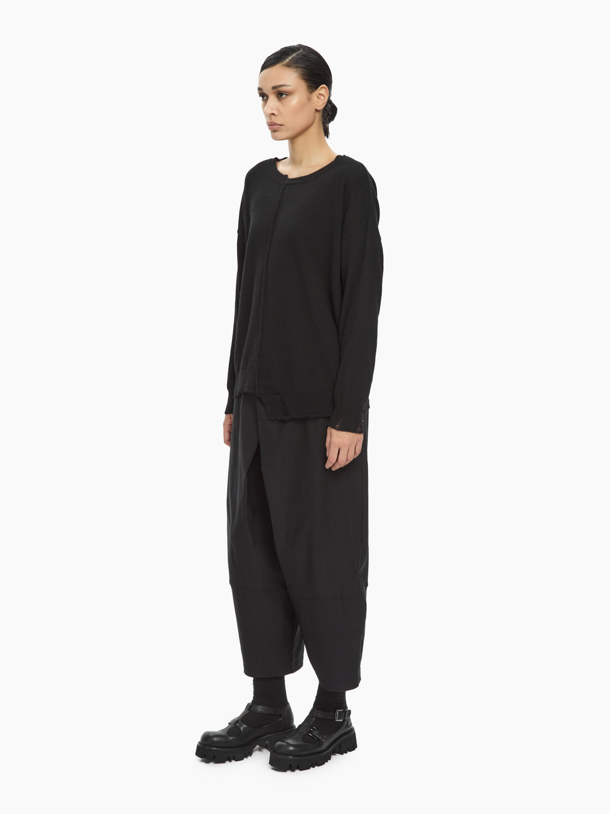 IXOS Maglia decostruita NERO