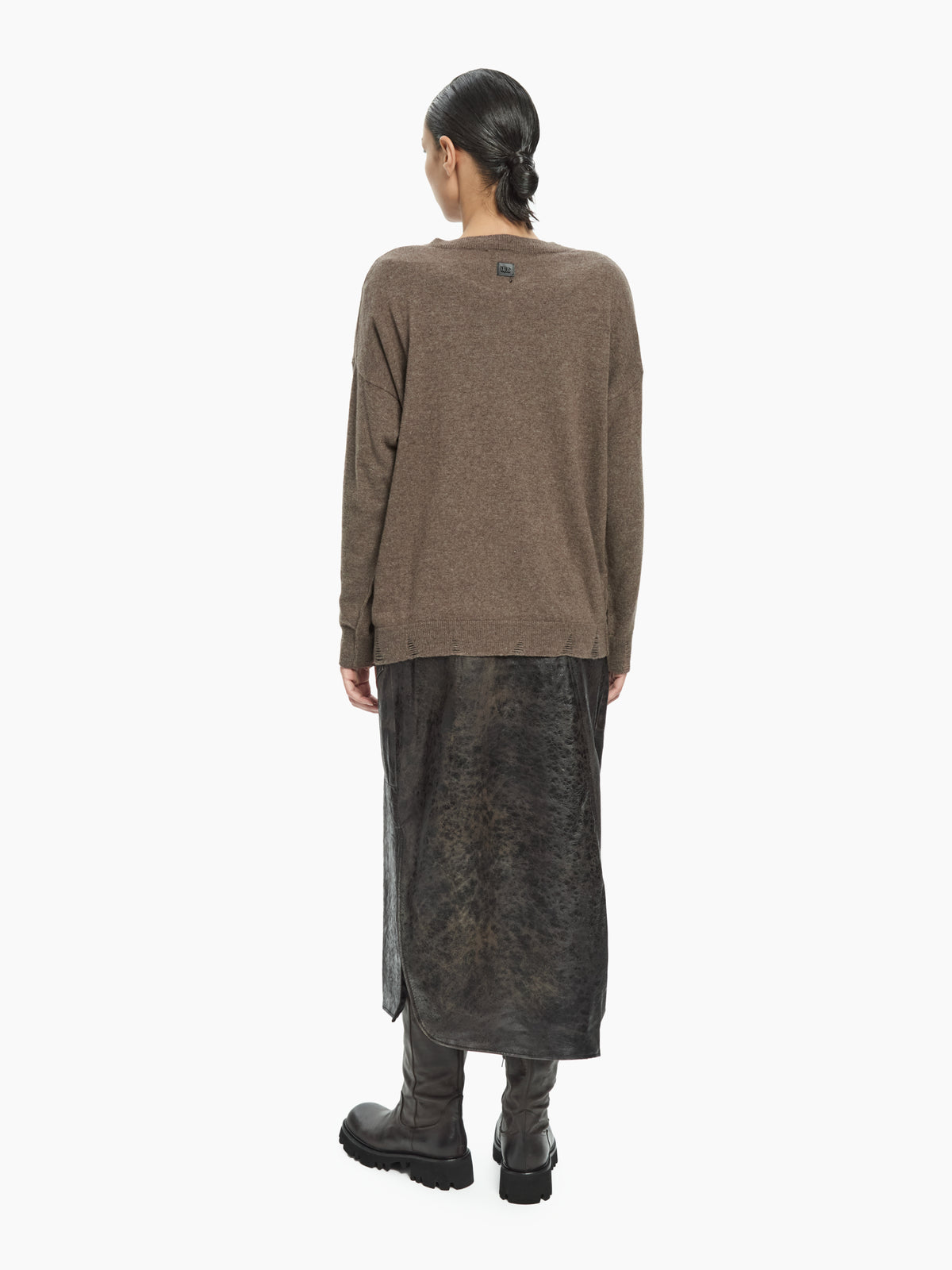 IXOS Maglia decostruita MARRONE