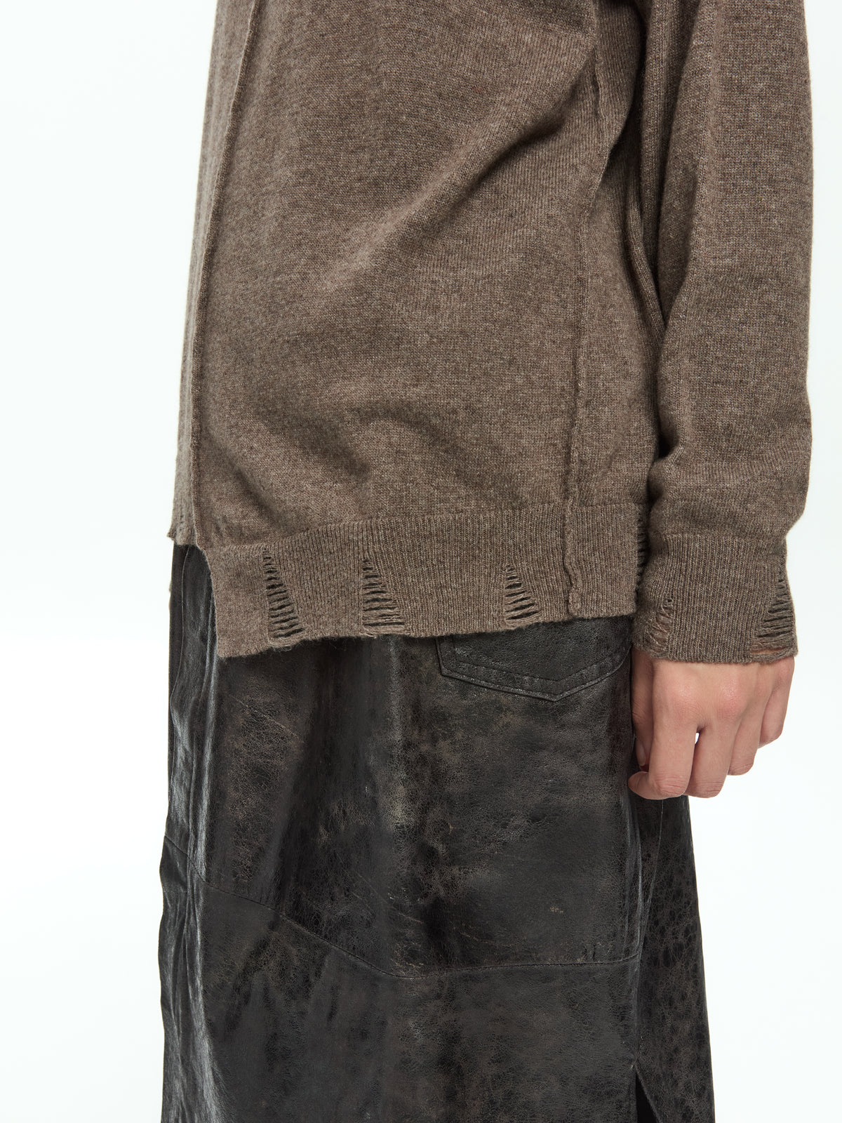 IXOS Maglia decostruita MARRONE