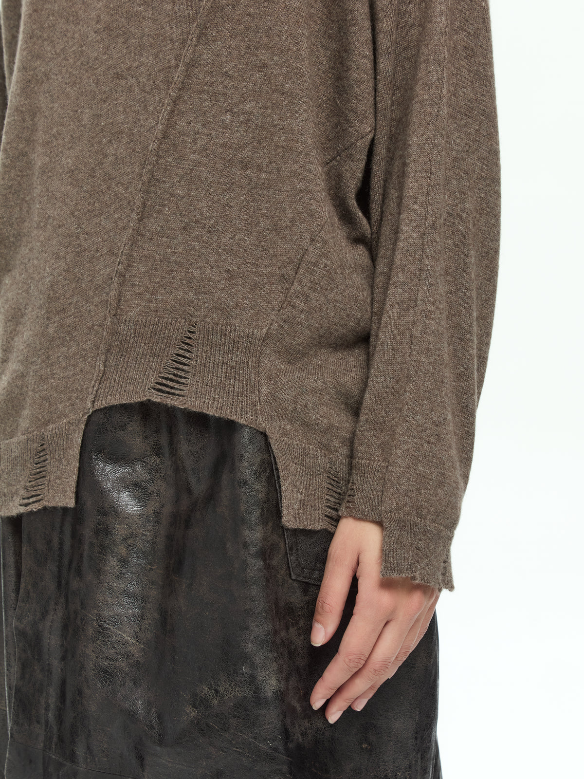 IXOS Maglia decostruita MARRONE