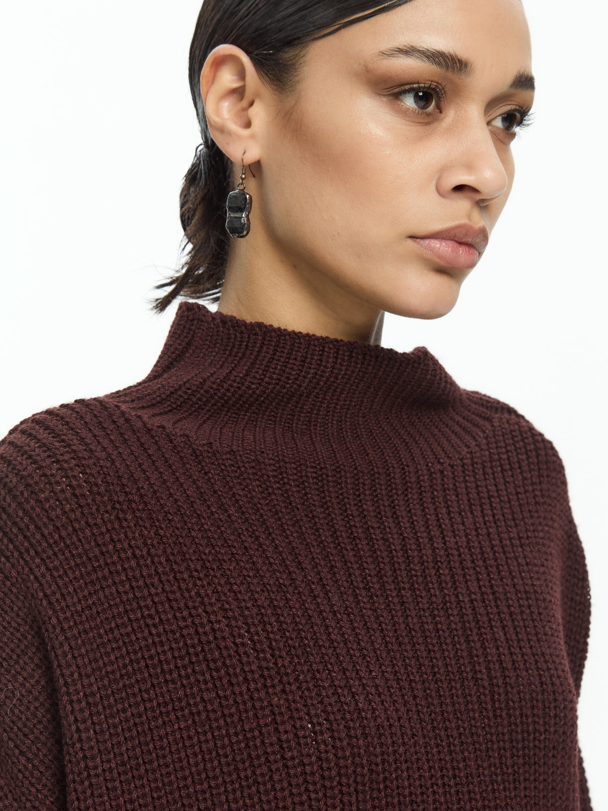 IXOS Maglia a collo alto MARRONE