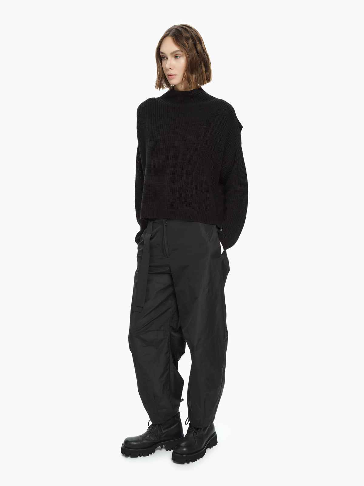 IXOS Maglia a collo alto NERO