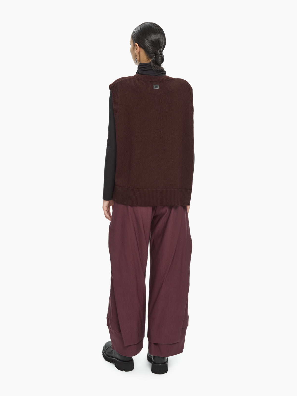 IXOS Maglia smanicata MARRONE