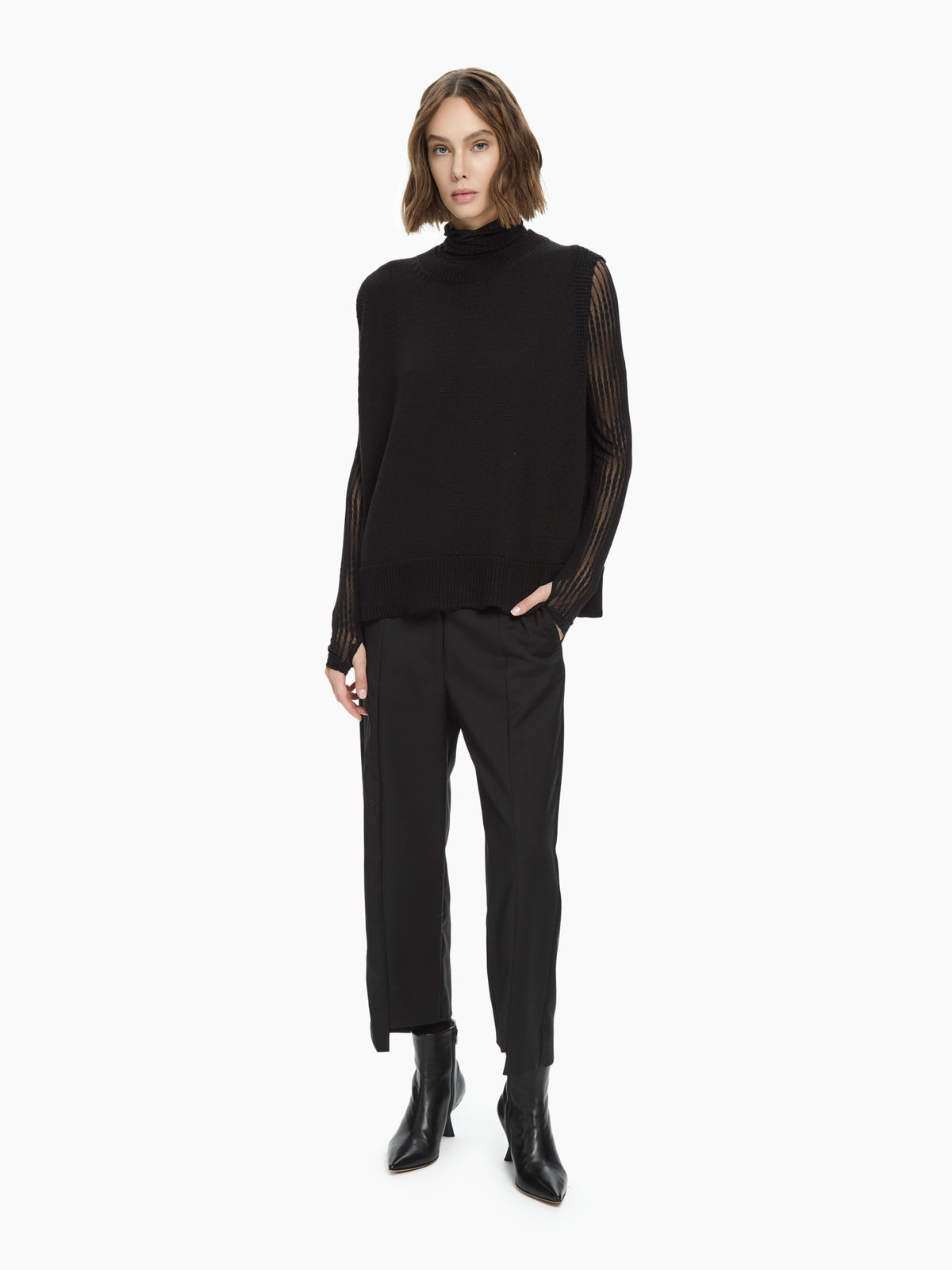 IXOS Maglia smanicata NERO