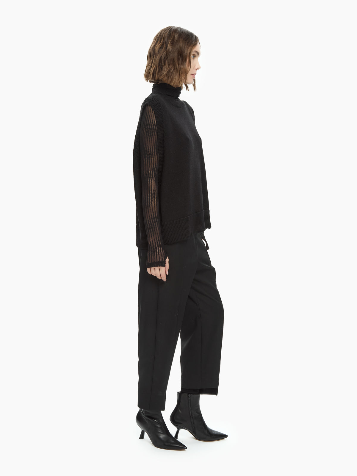 IXOS Maglia smanicata NERO