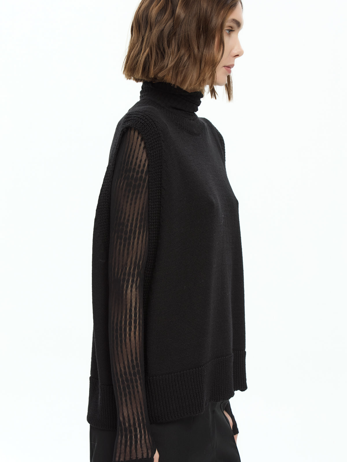 IXOS Maglia smanicata NERO