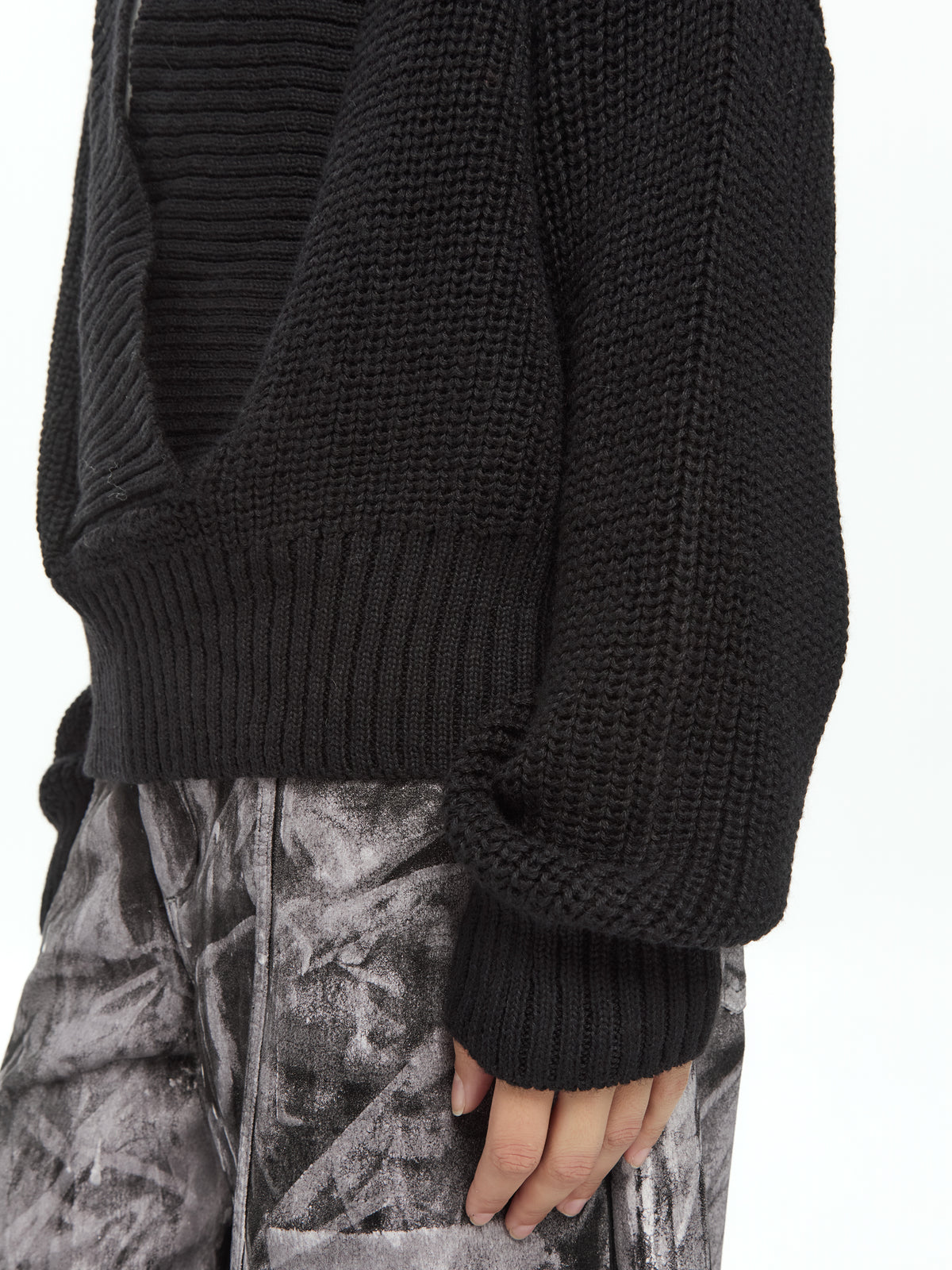 IXOS Maglia con scollo NERO