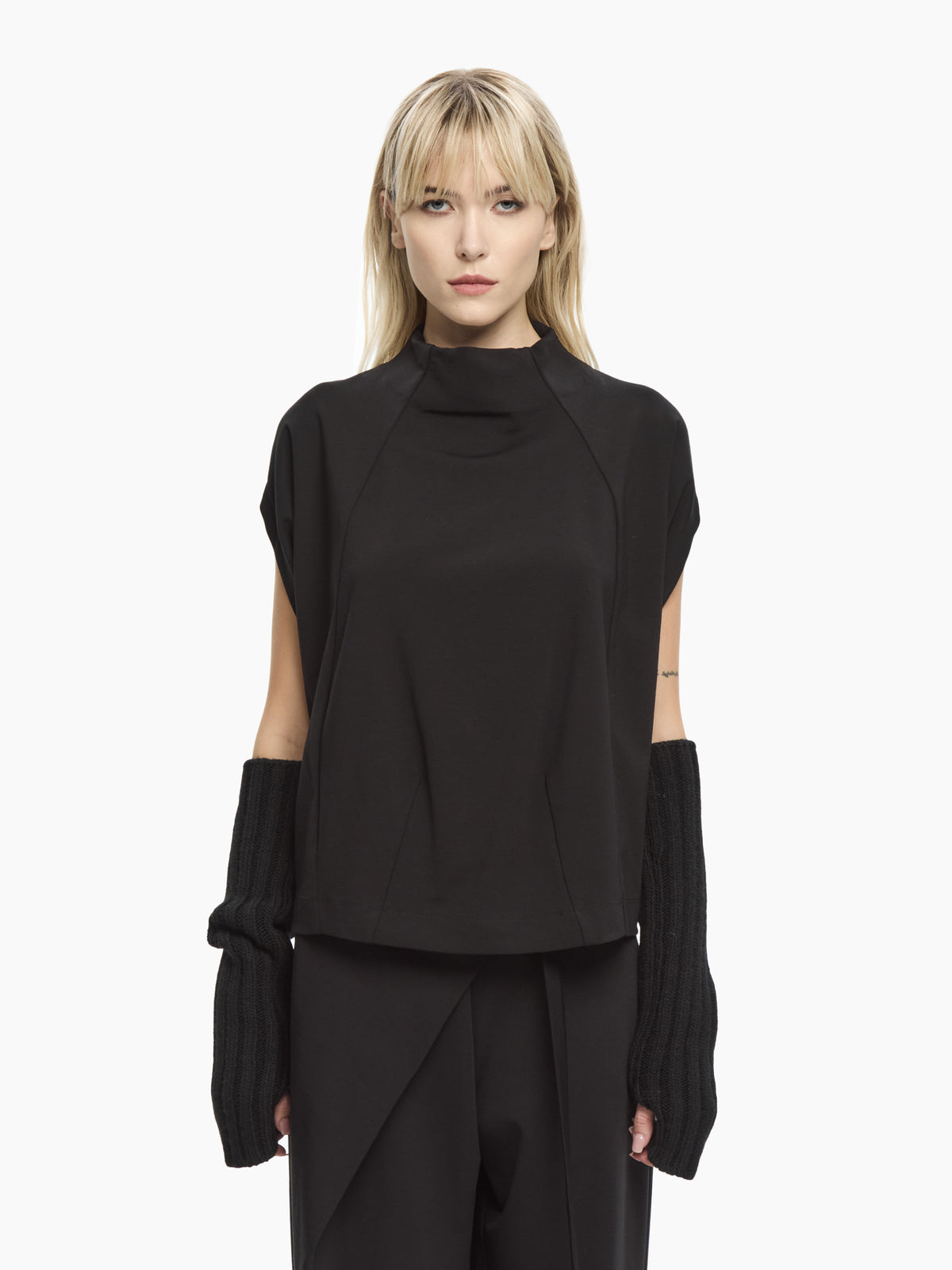 IXOS Top collo alto NERO