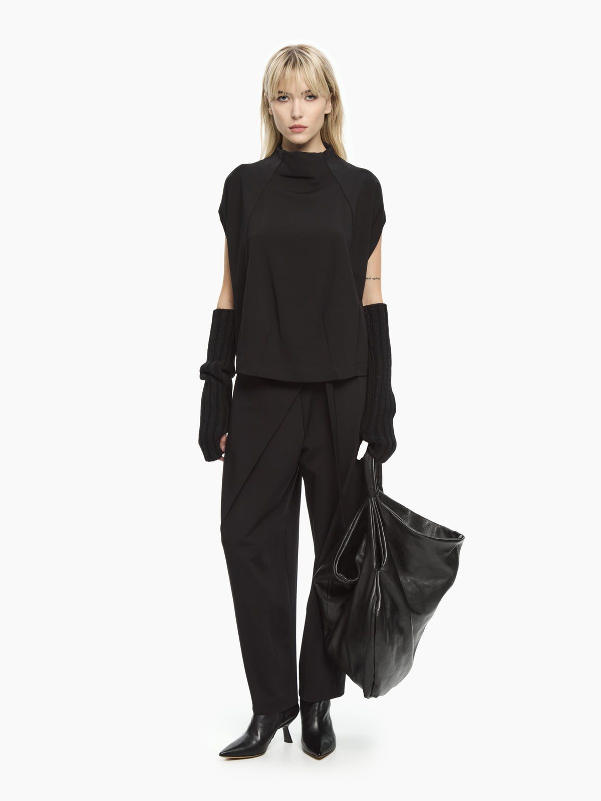 IXOS Top collo alto NERO