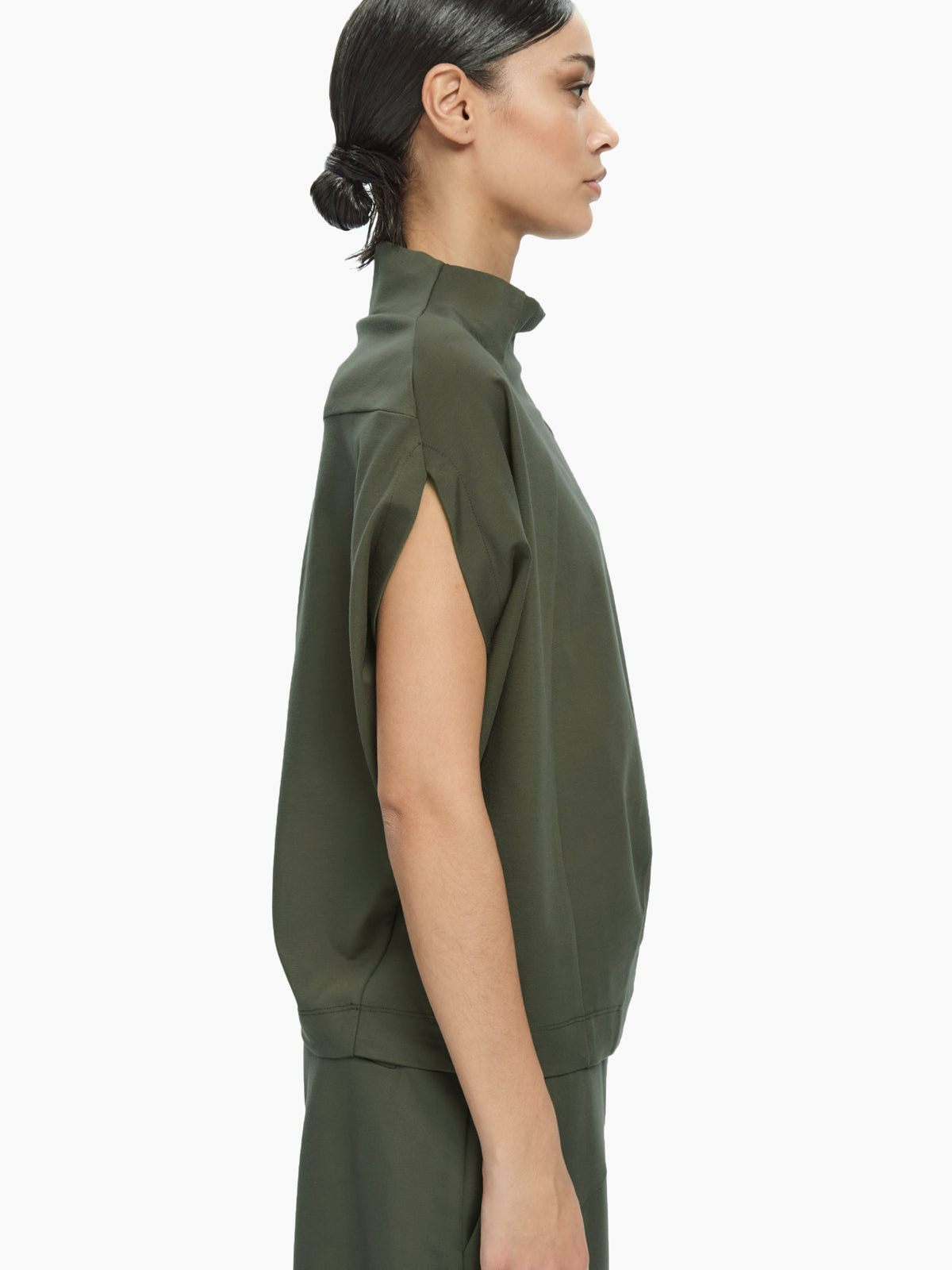IXOS Top collo alto VERDE
