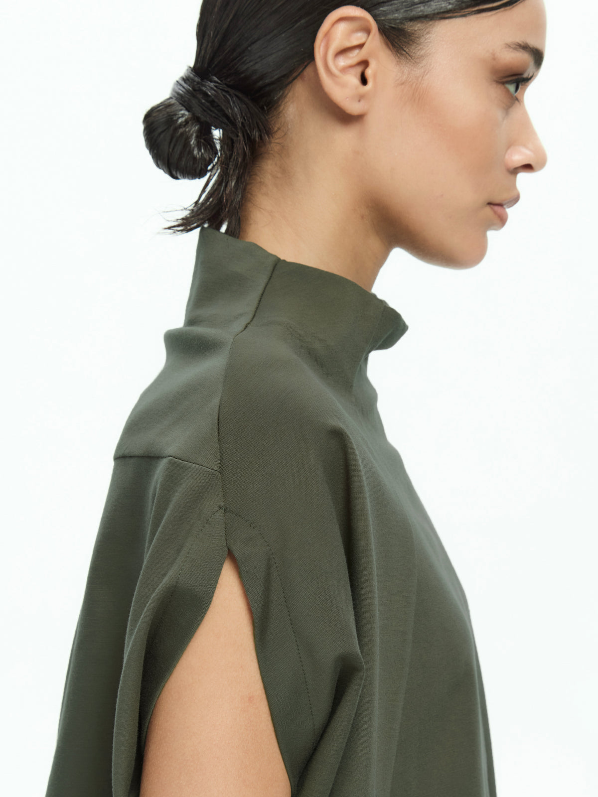 IXOS Top collo alto VERDE