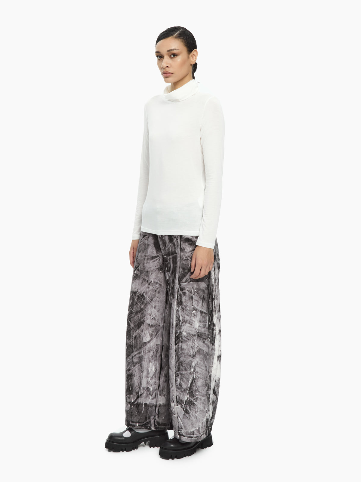 IXOS Maglia a collo alto BIANCO