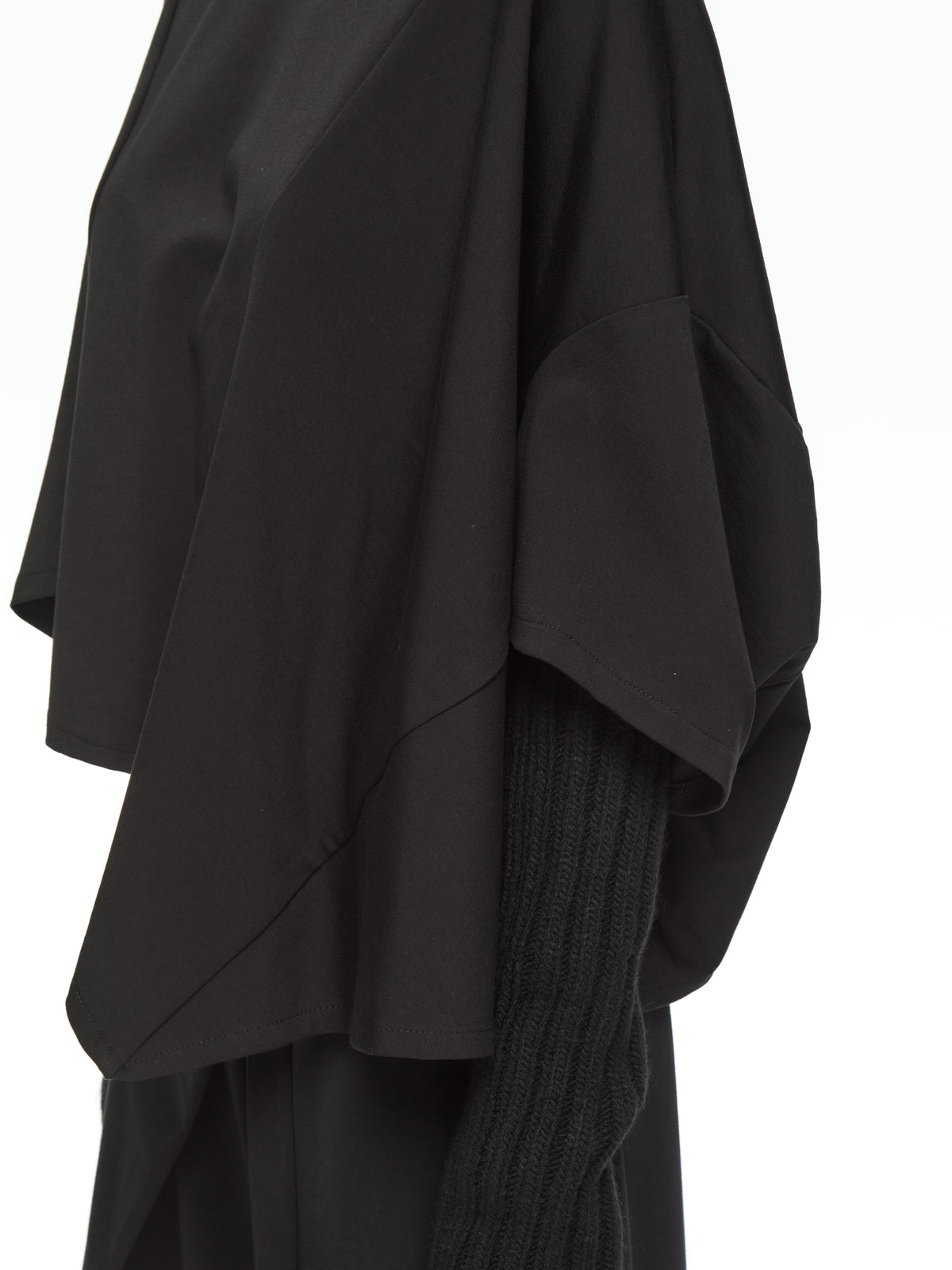 IXOS Top con maniche in maglia NERO