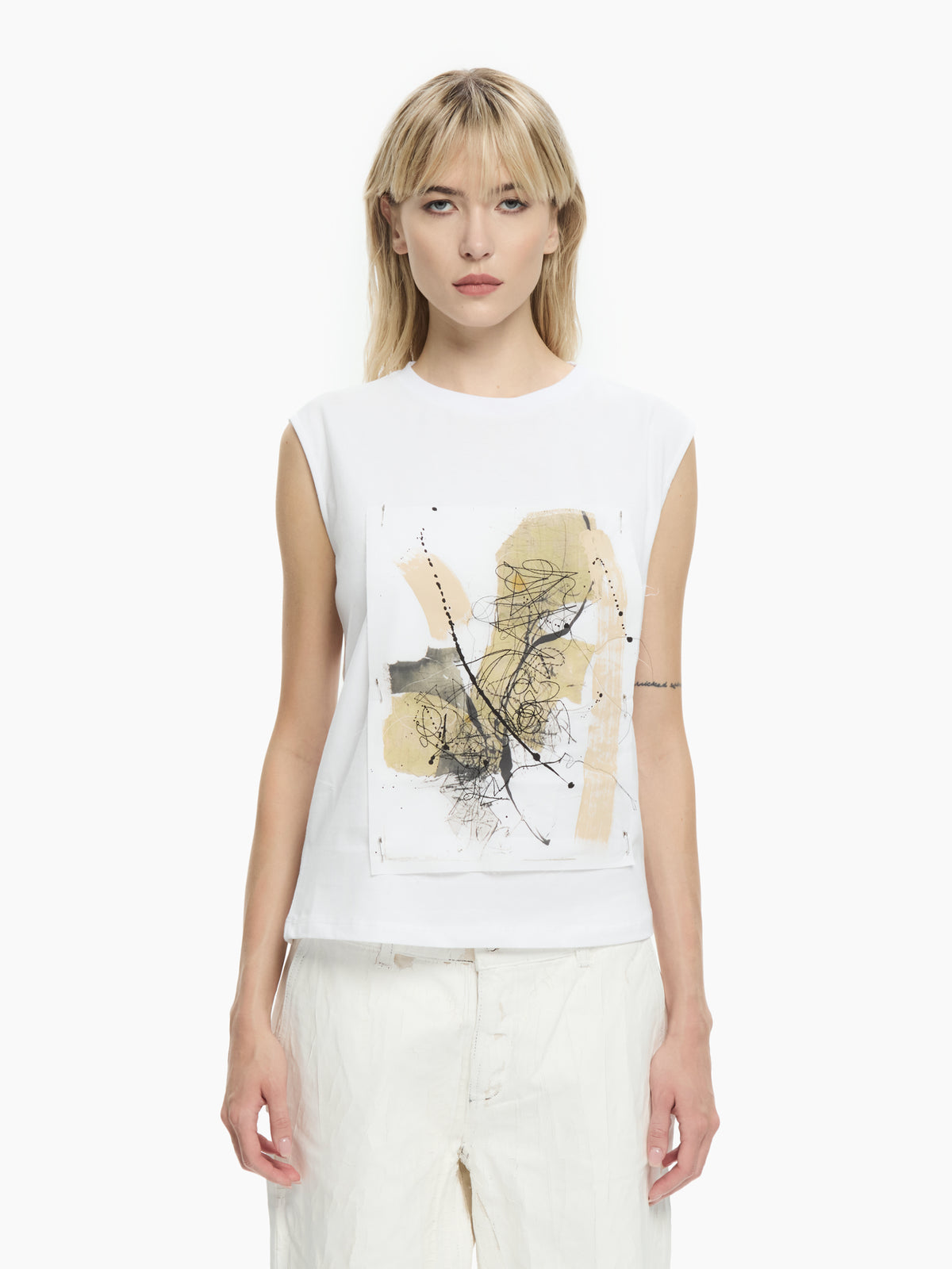 IXOS T-shirt con grafica BIANCO