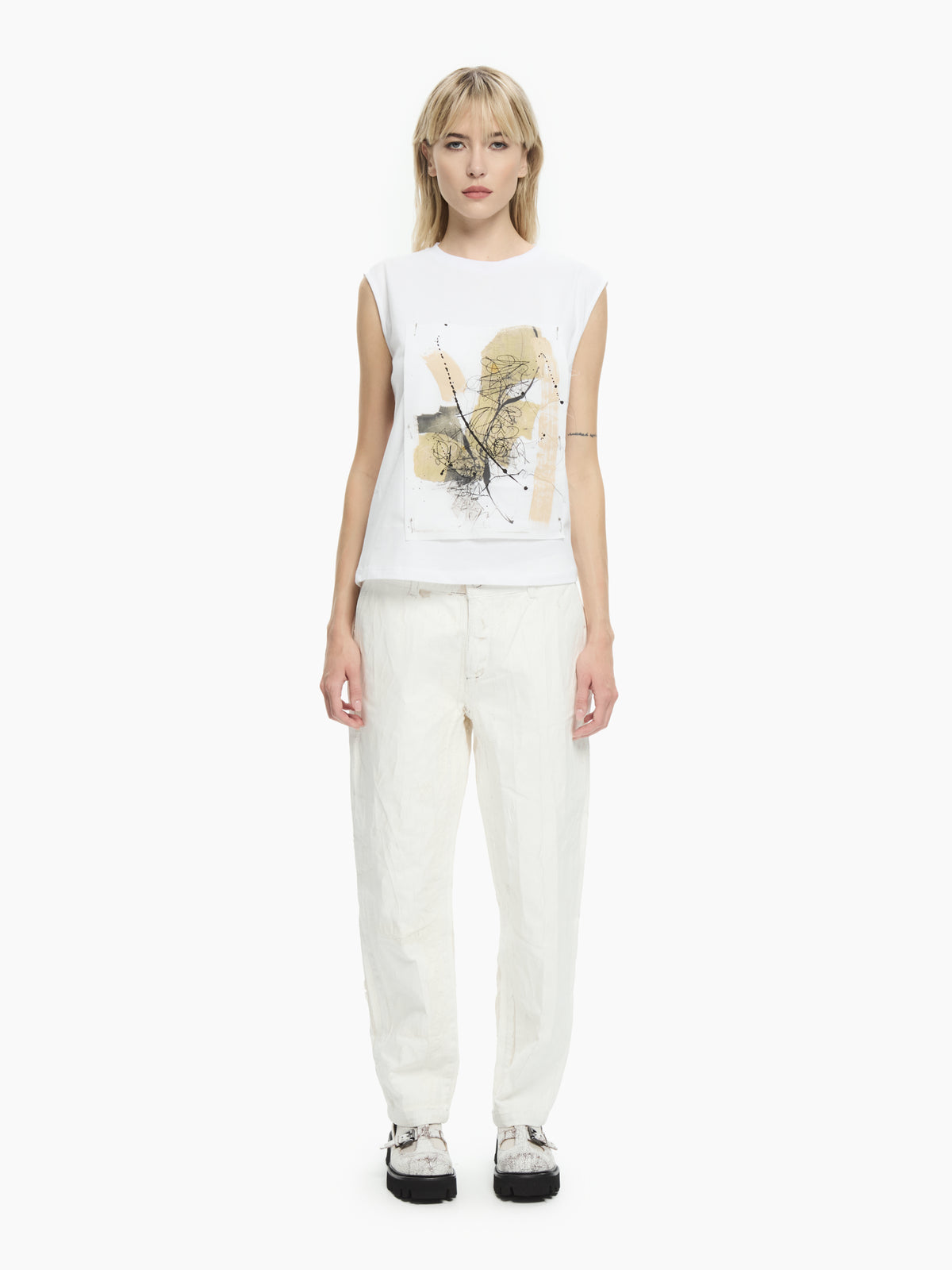 IXOS T-shirt con grafica BIANCO