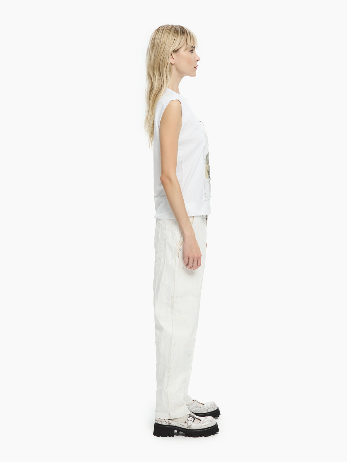 IXOS T-shirt con grafica BIANCO