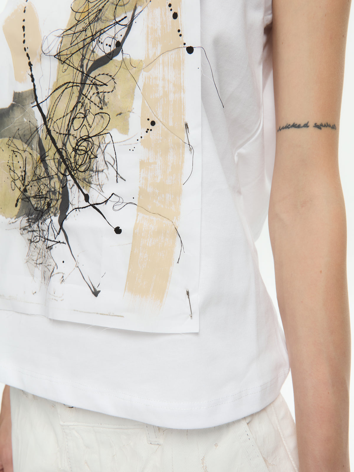 IXOS T-shirt con grafica BIANCO