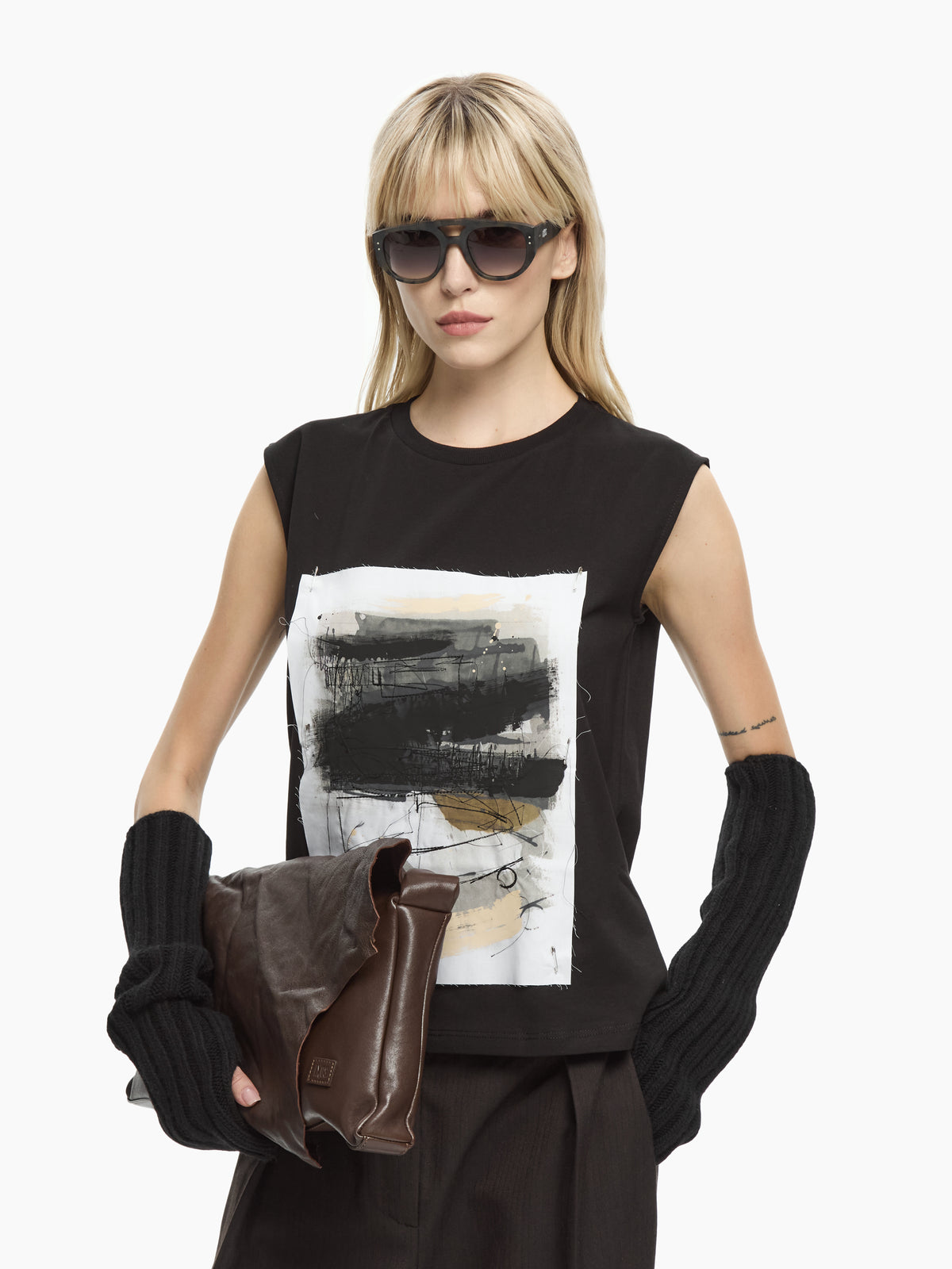 IXOS T-shirt con grafica NERO