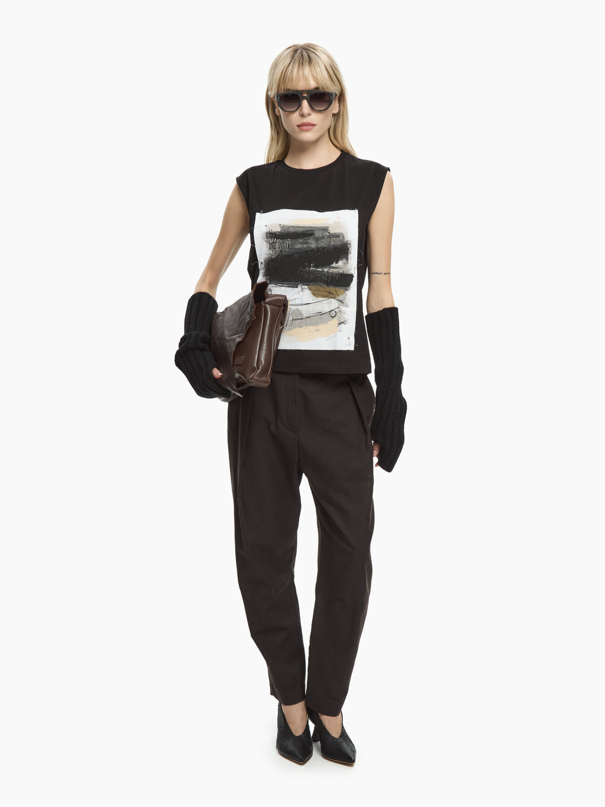 IXOS T-shirt con grafica NERO