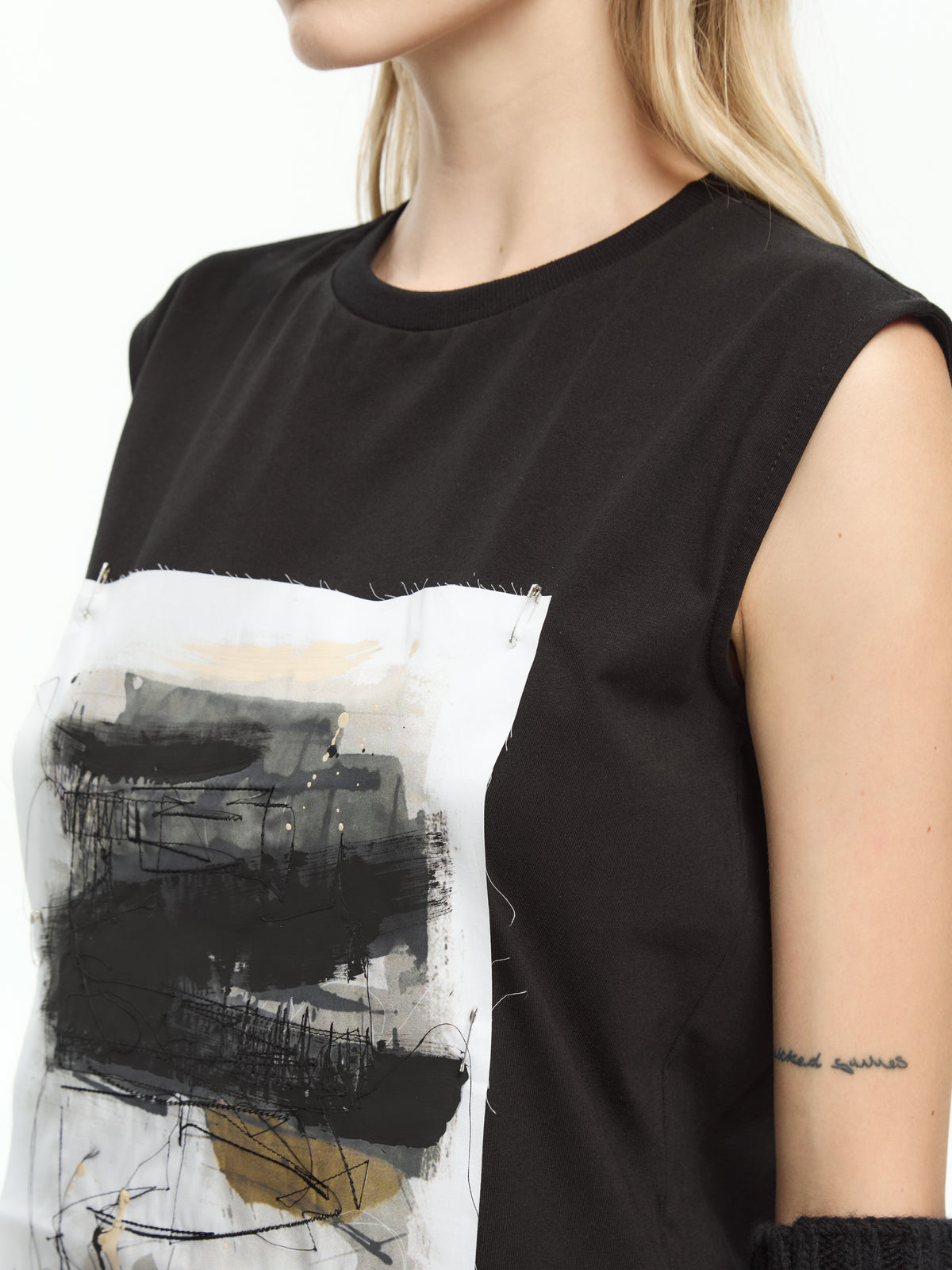 IXOS T-shirt con grafica NERO