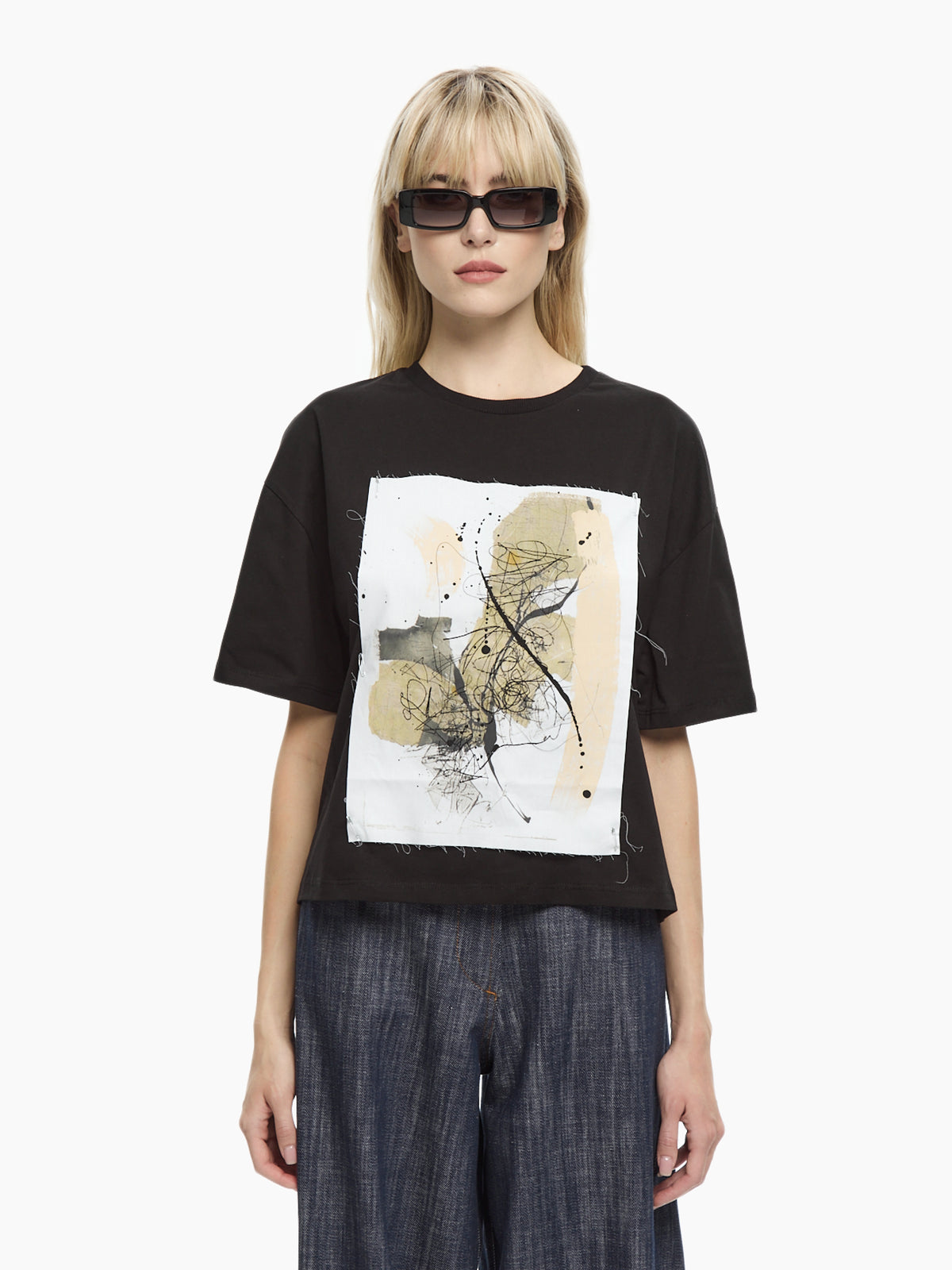 IXOS T-shirt con stampa NERO