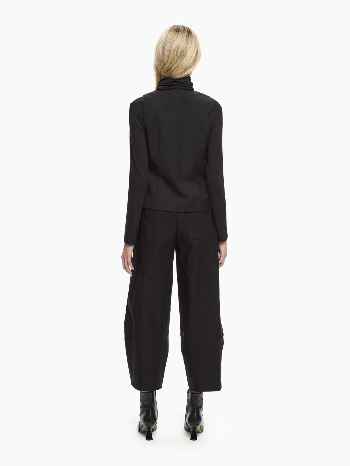 IXOS Gilet sartoriale asimmetrico NERO