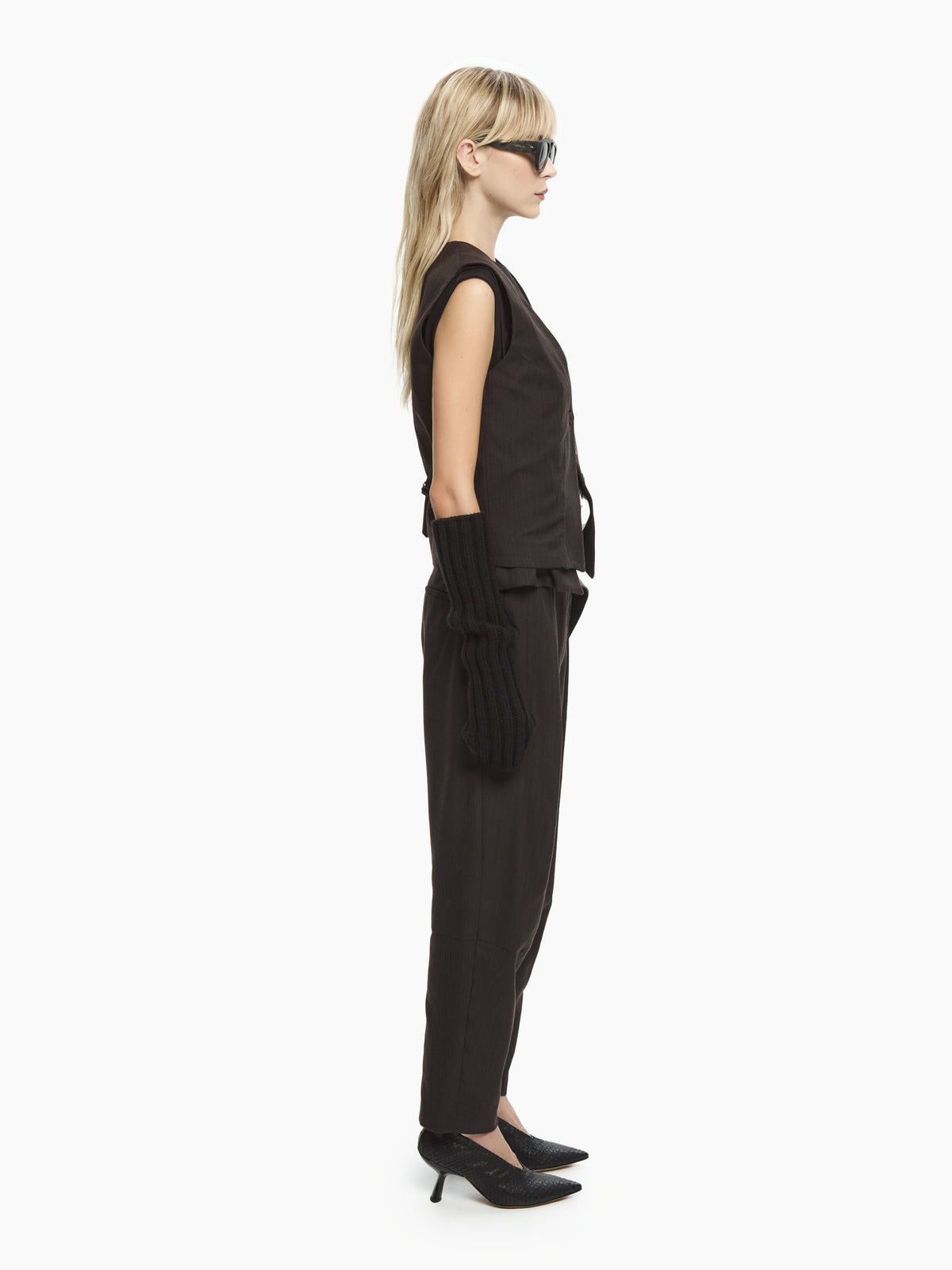 IXOS Gilet sartoriale MARRONE