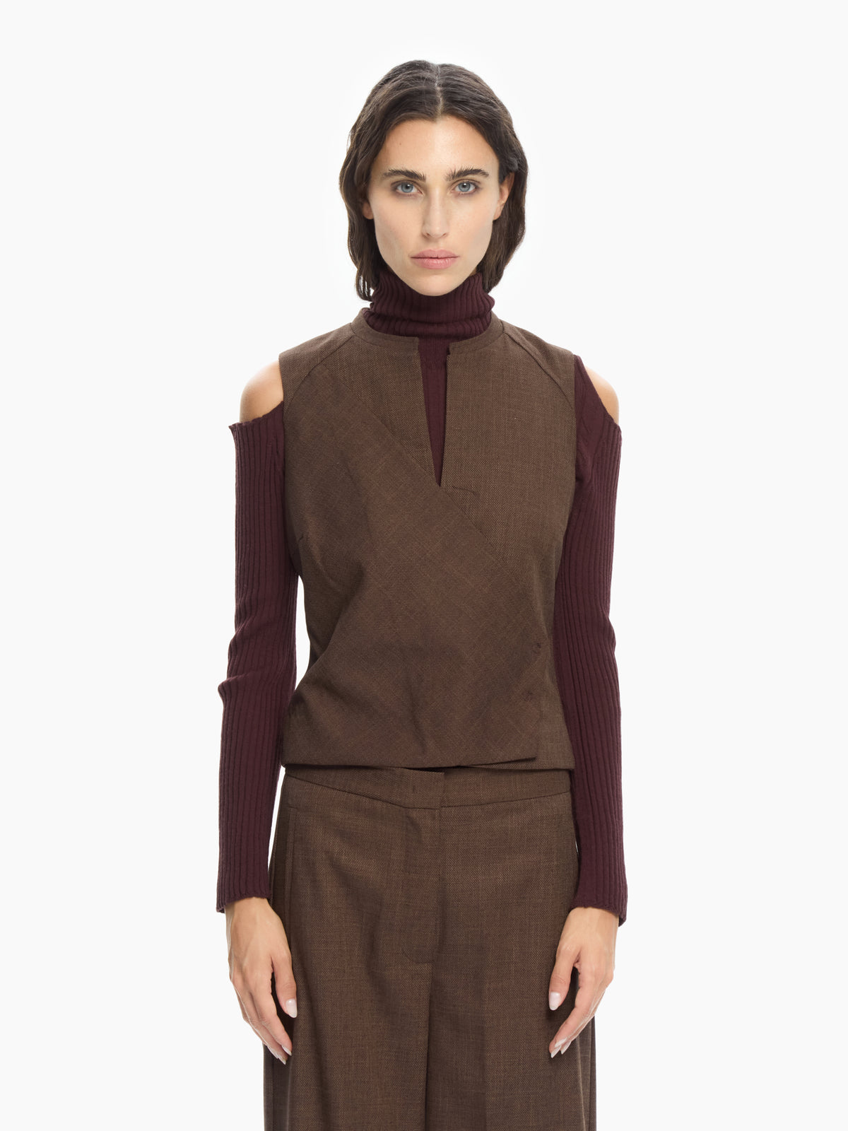IXOS Gilet Sartoriale MARRONE