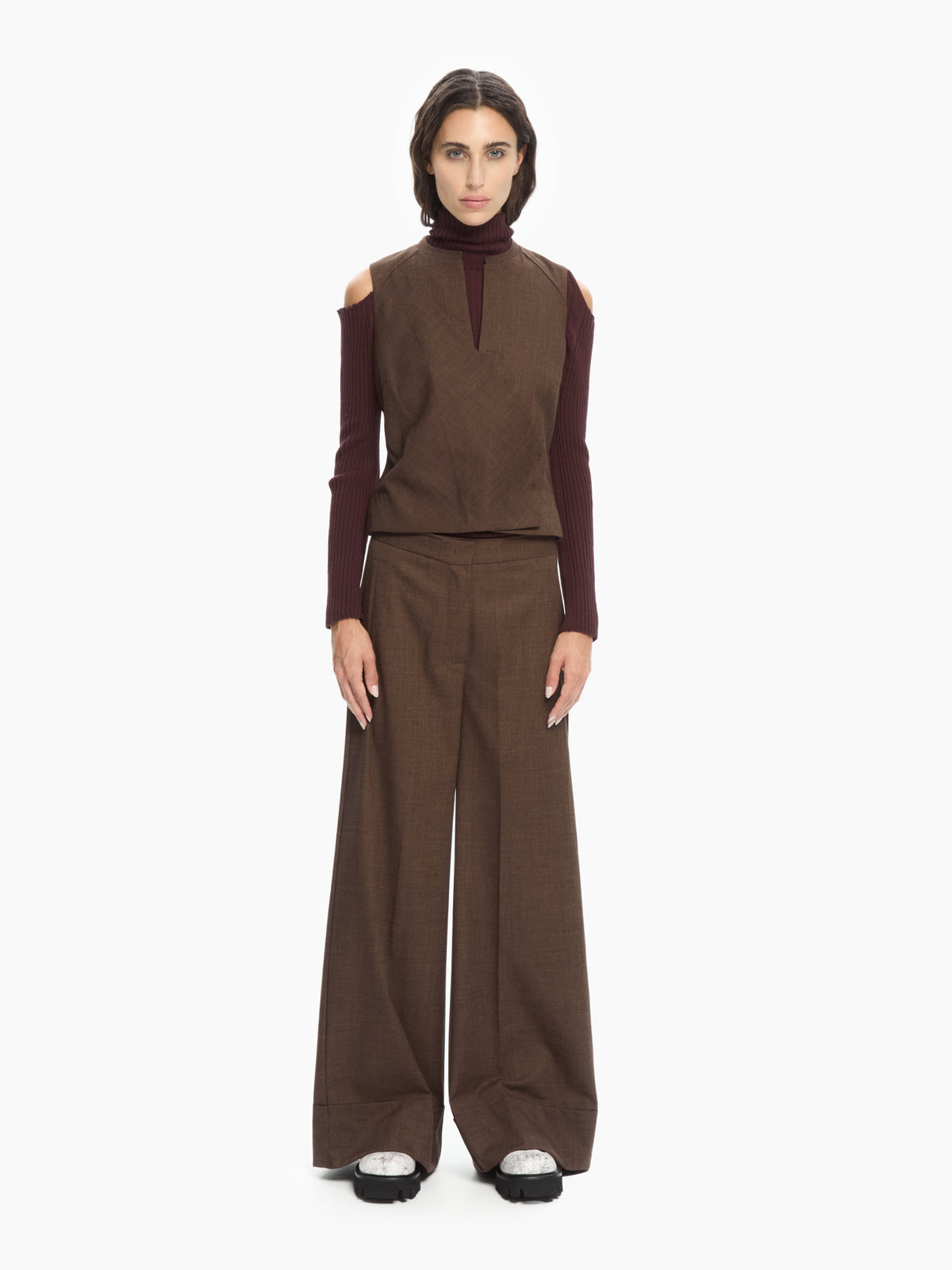 IXOS Gilet Sartoriale MARRONE