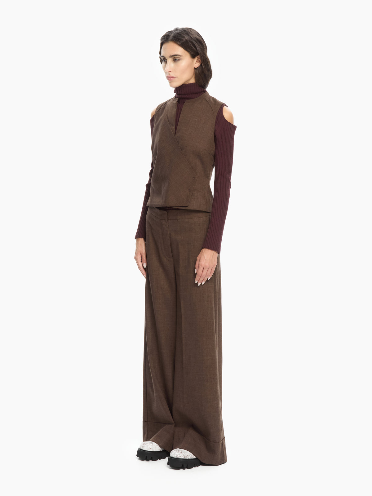 IXOS Gilet Sartoriale MARRONE