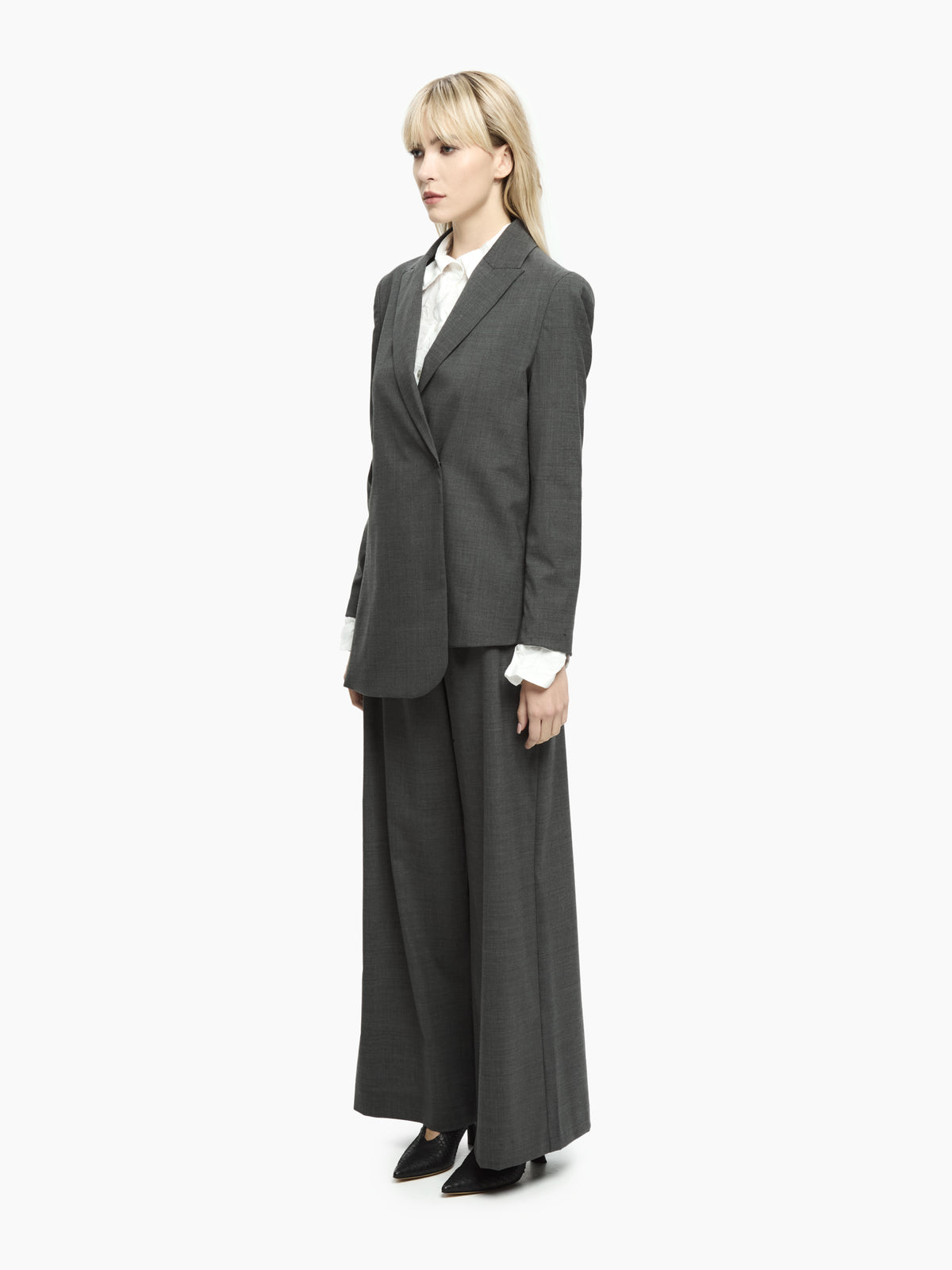 IXOS Giacca asimmetrica sartoriale GRIGIO