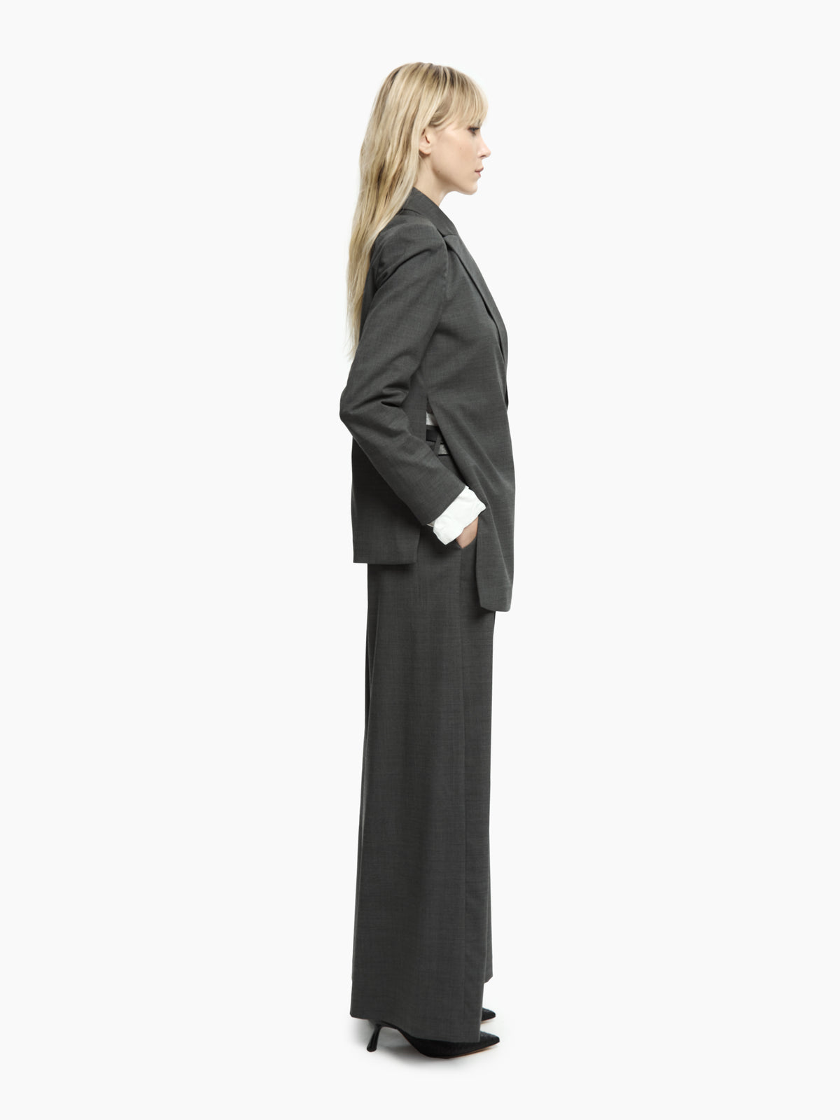 IXOS Giacca asimmetrica sartoriale GRIGIO